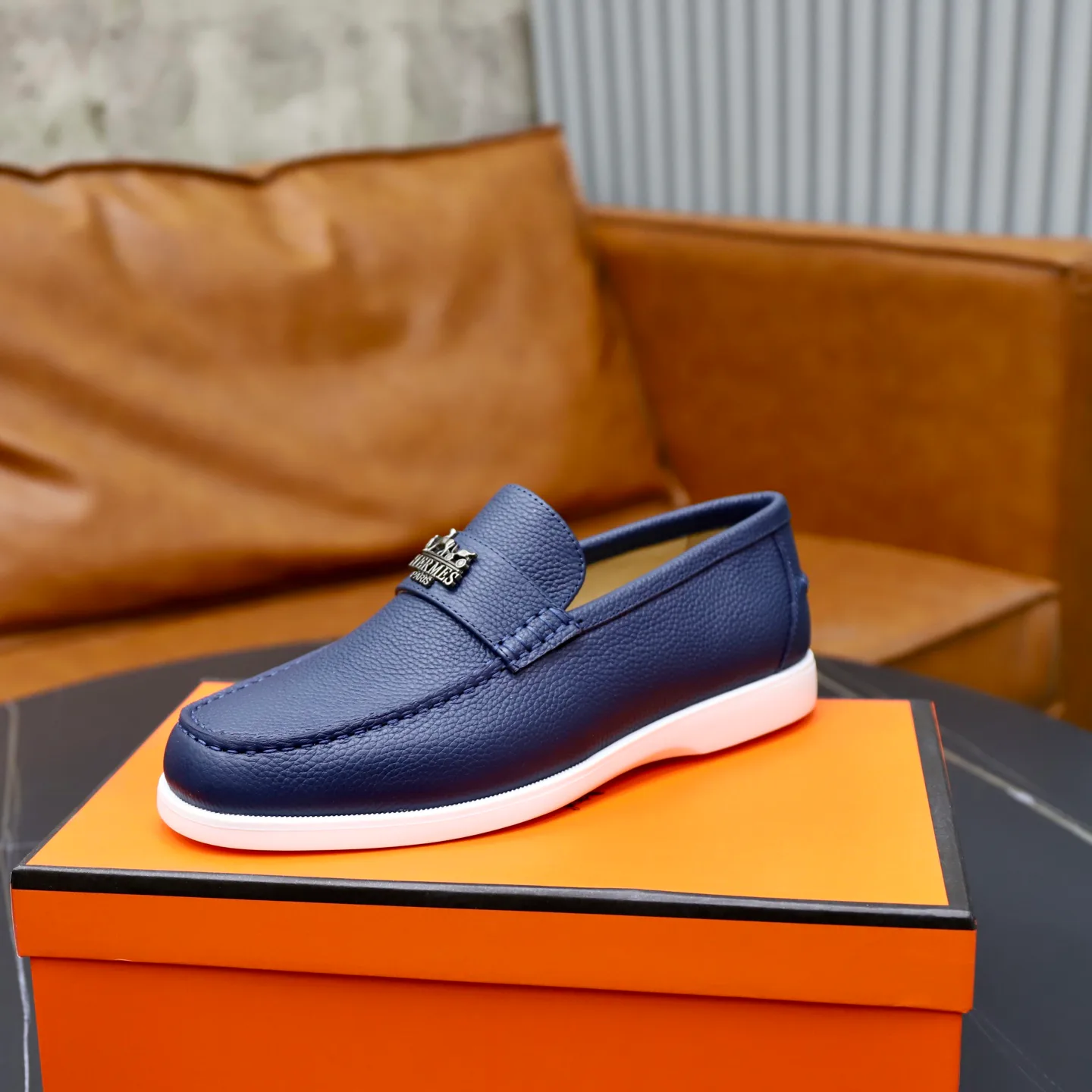 Men's Loafers And Dress Shoes HERMES 17911031