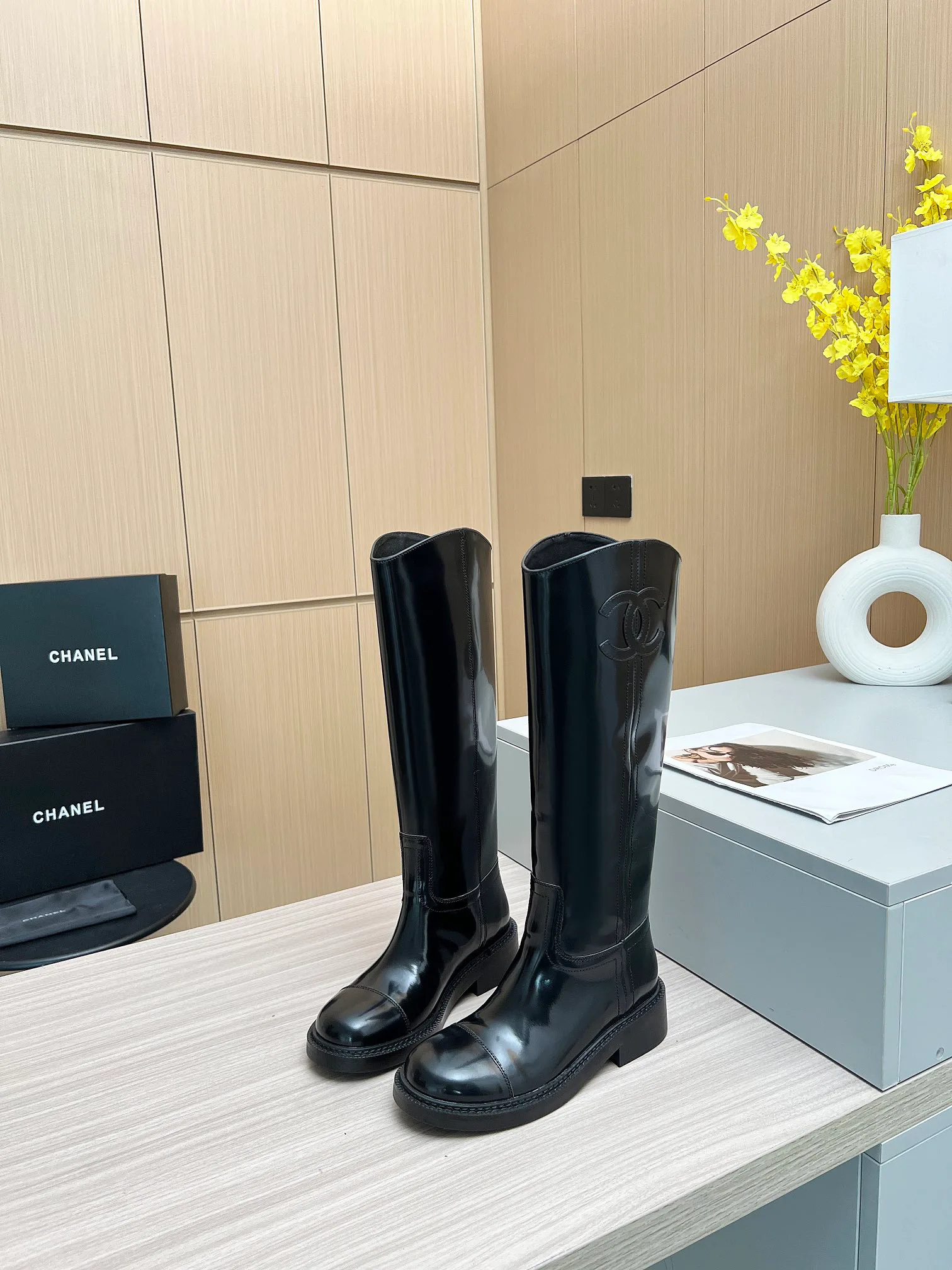Women's Boots CHANEL 17957475