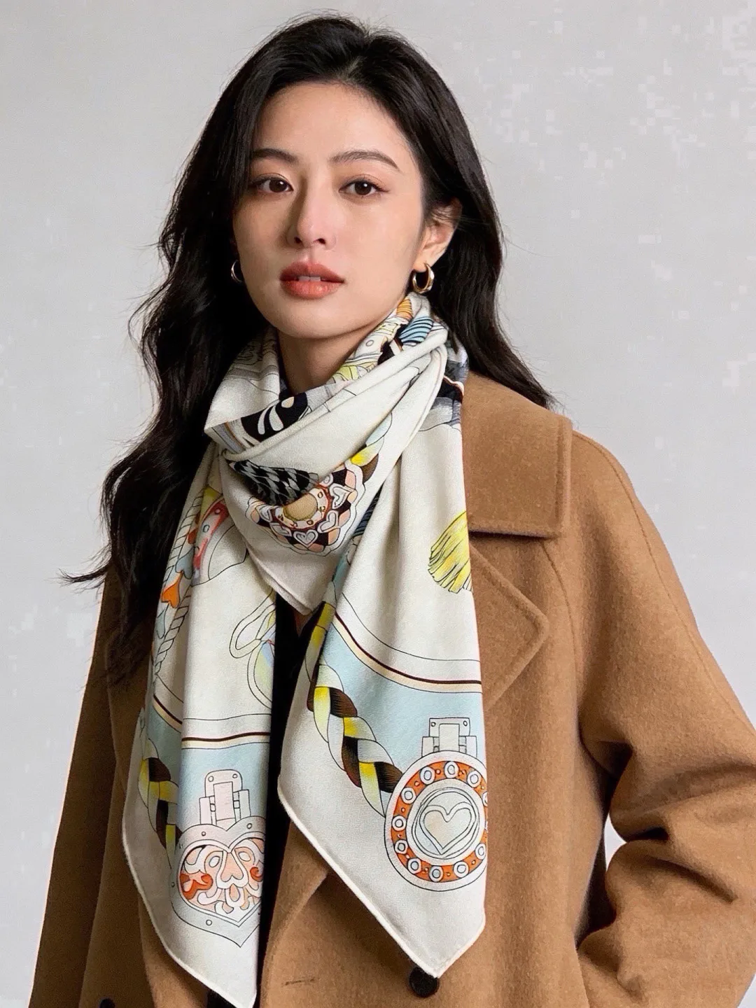 Silk Scarves HERMES 18222554