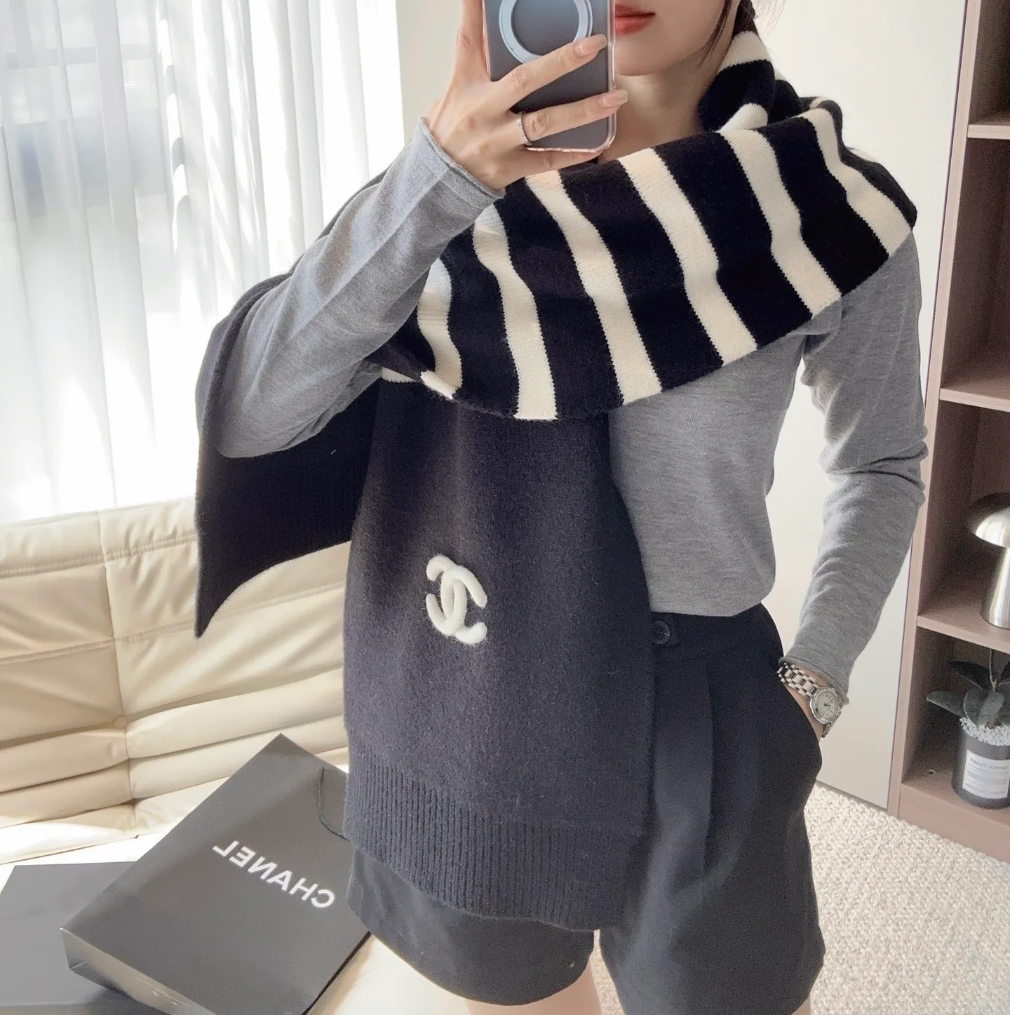 Scarves CHANEL 18401226