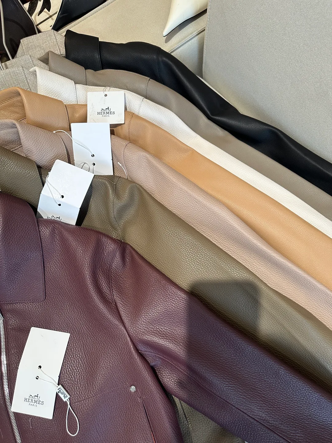 Women's Leather Jackets And Sheepskin Coats HERMES 18312605