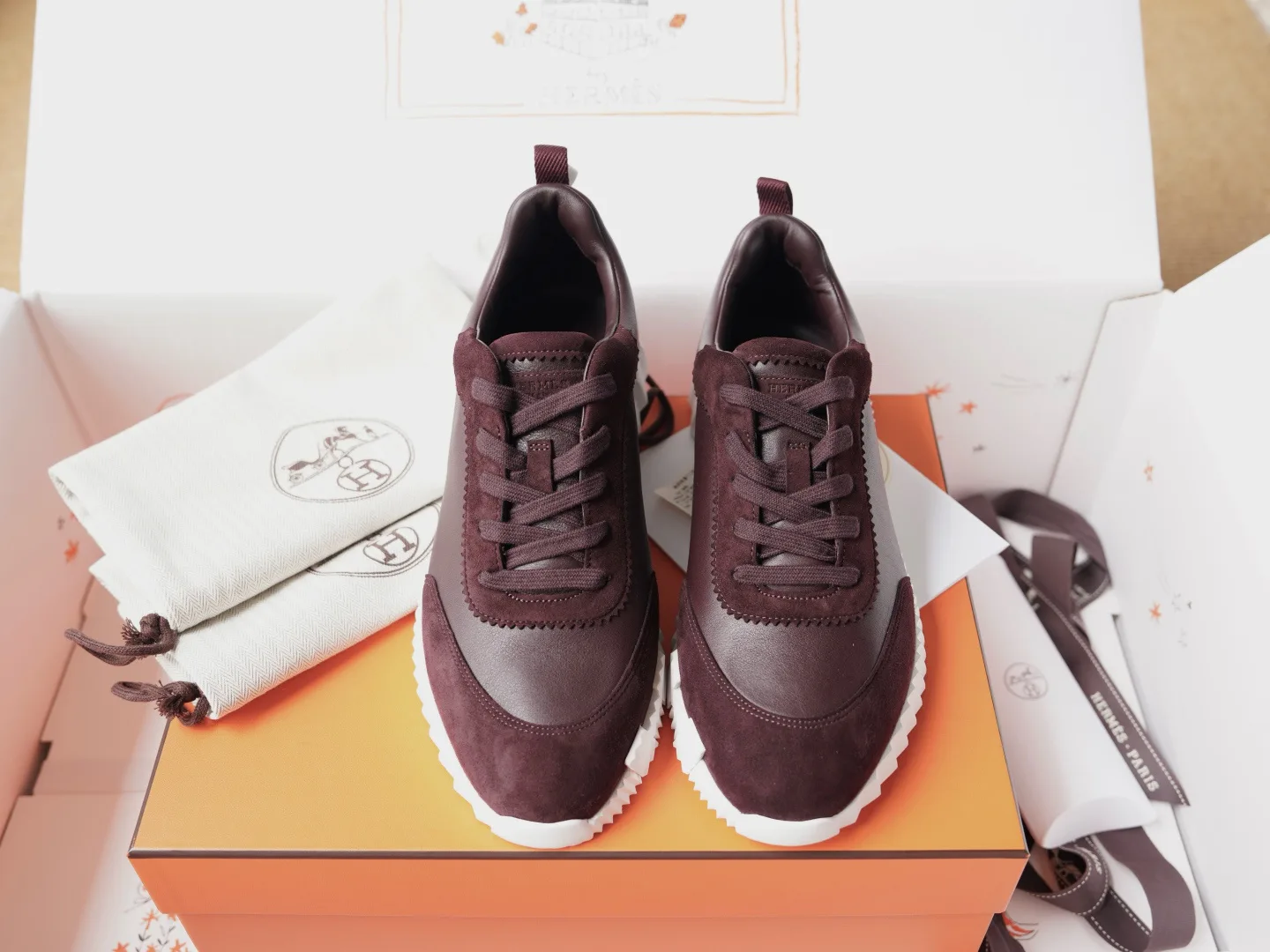 Men's Sneakers HERMES 18191638