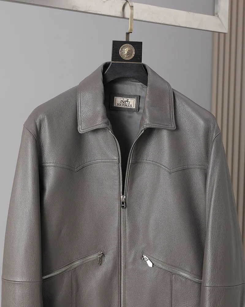 Men's Leather Jackets And Sheepskin Coats HERMES 18298778