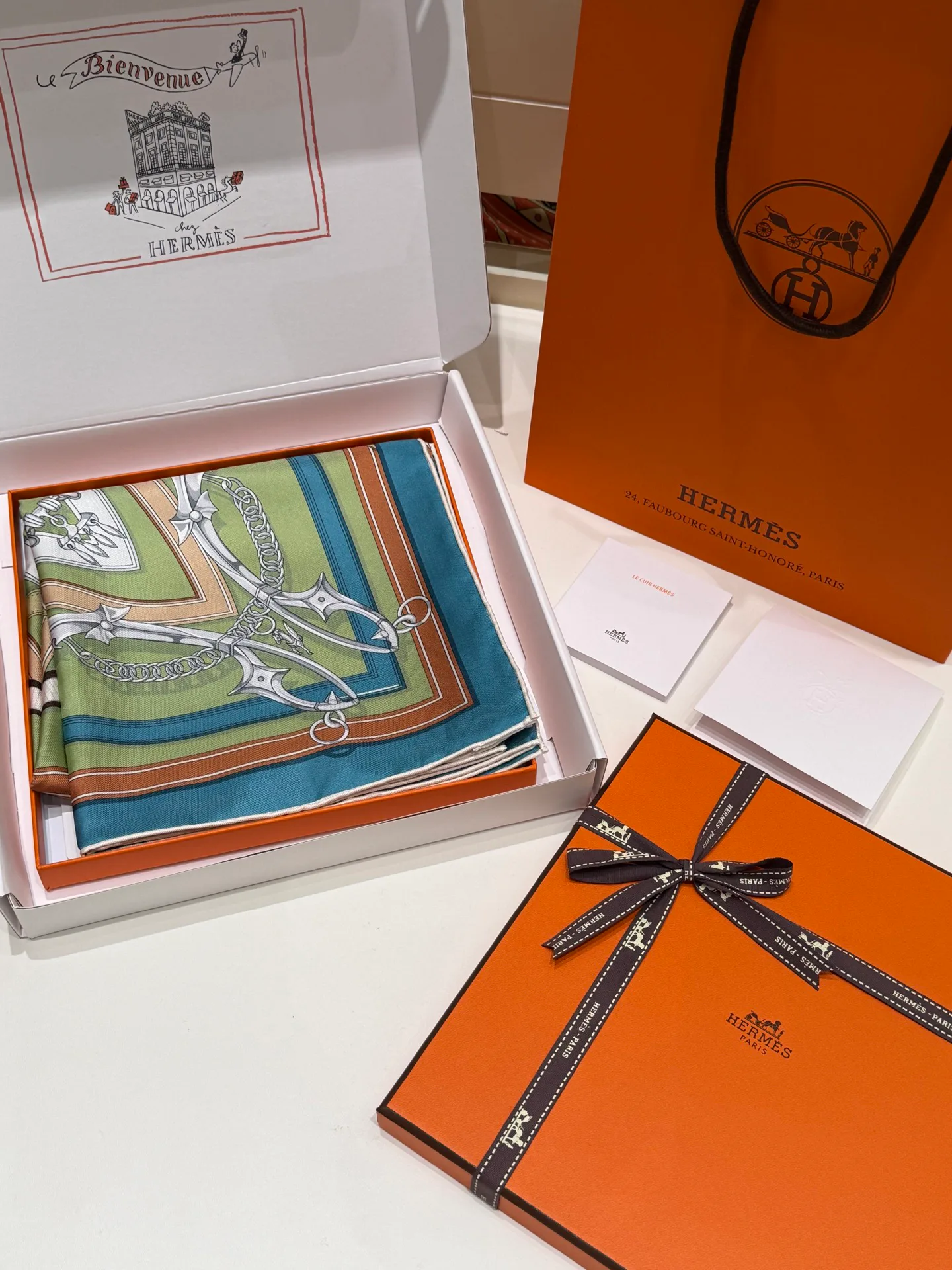 Silk Scarves HERMES 17257462