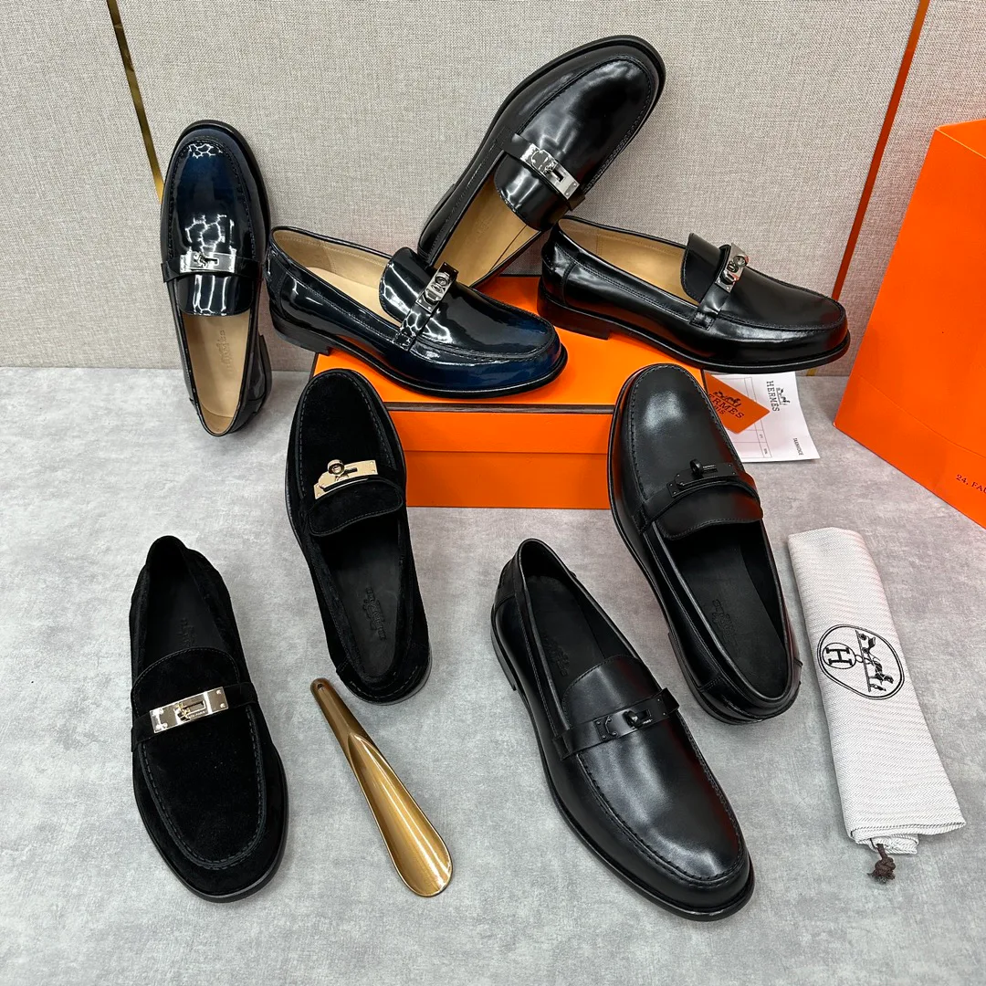 Men's Loafers And Dress Shoes HERMES 18397519