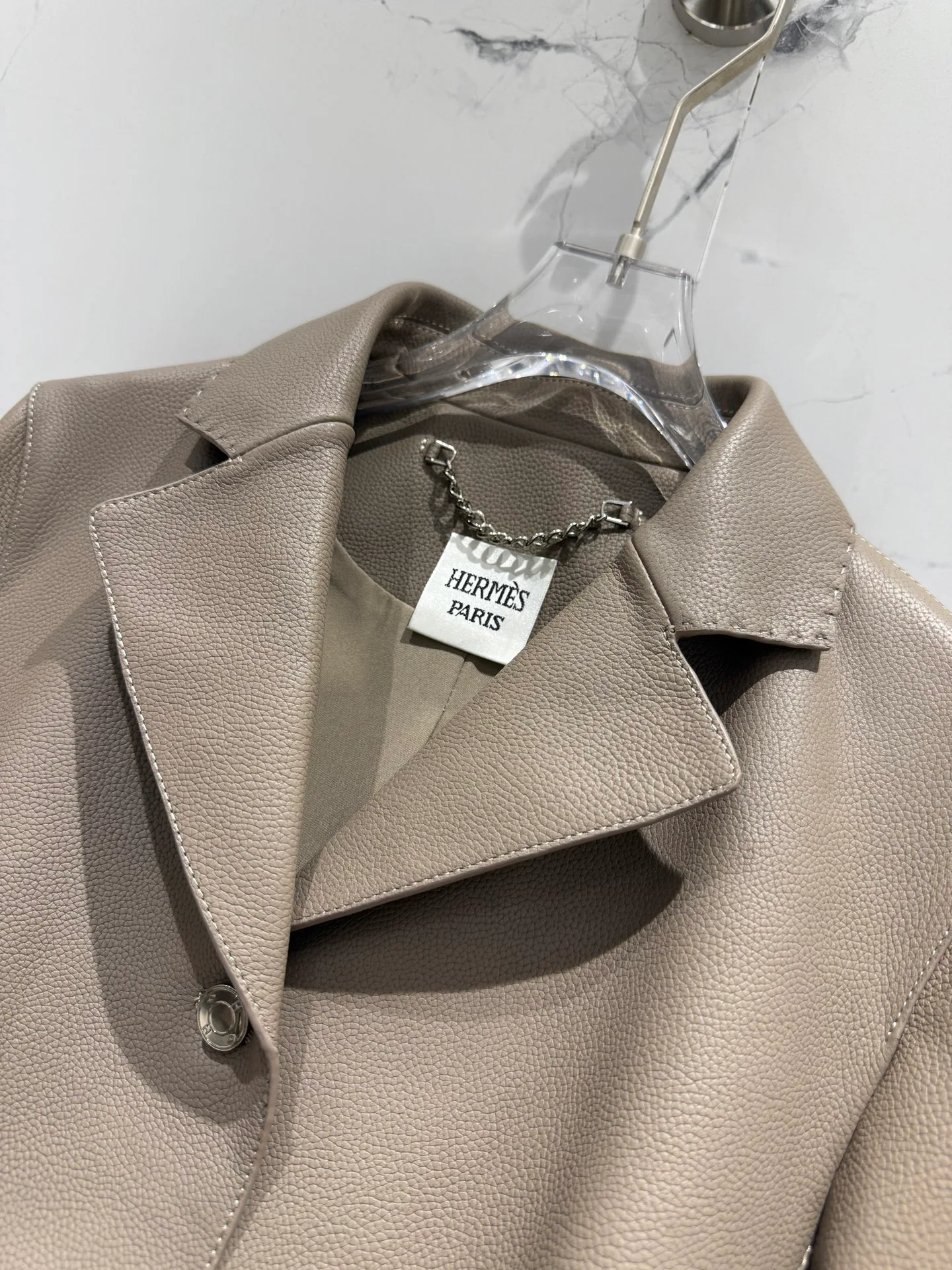 Women's Leather Jackets And Sheepskin Coats HERMES 17823587