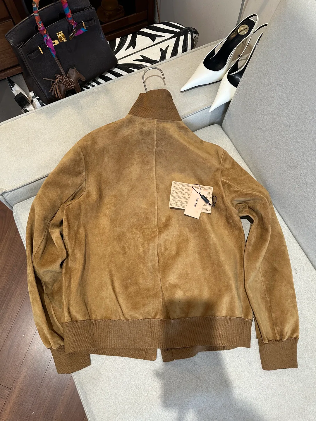 Women's Leather Jackets And Sheepskin Coats MIU MIU 17399771