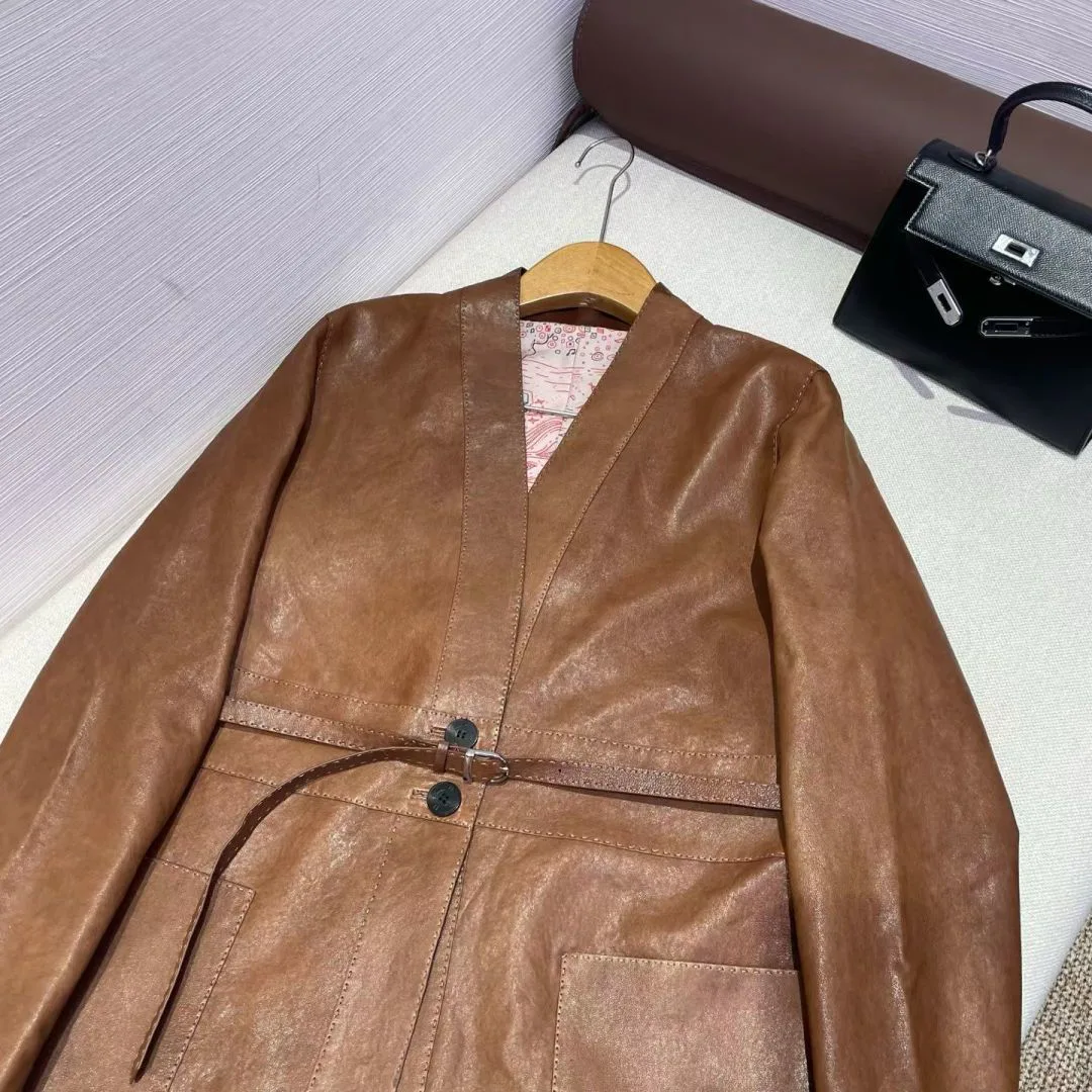 Women's Leather Jackets And Sheepskin Coats HERMES 17998948