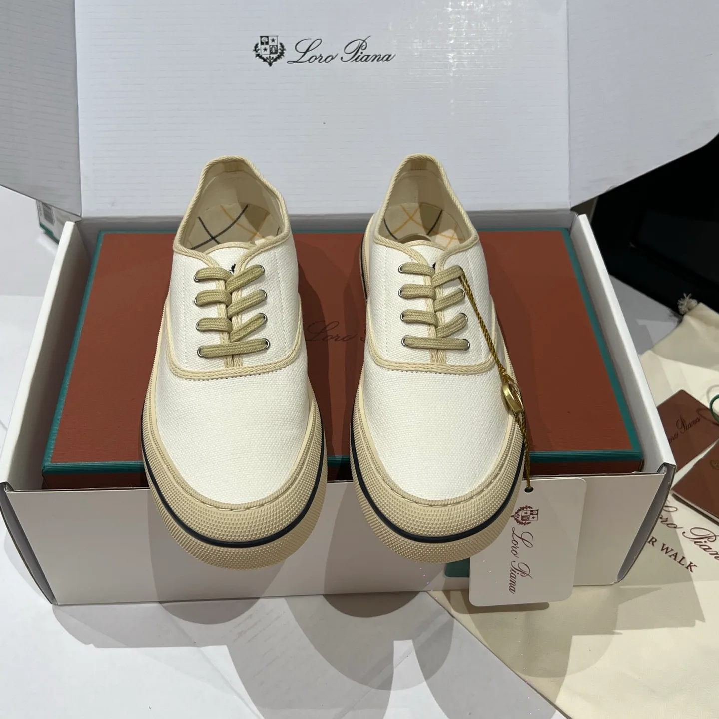 Women's Canvas Shoes LORO PIANA 17415041