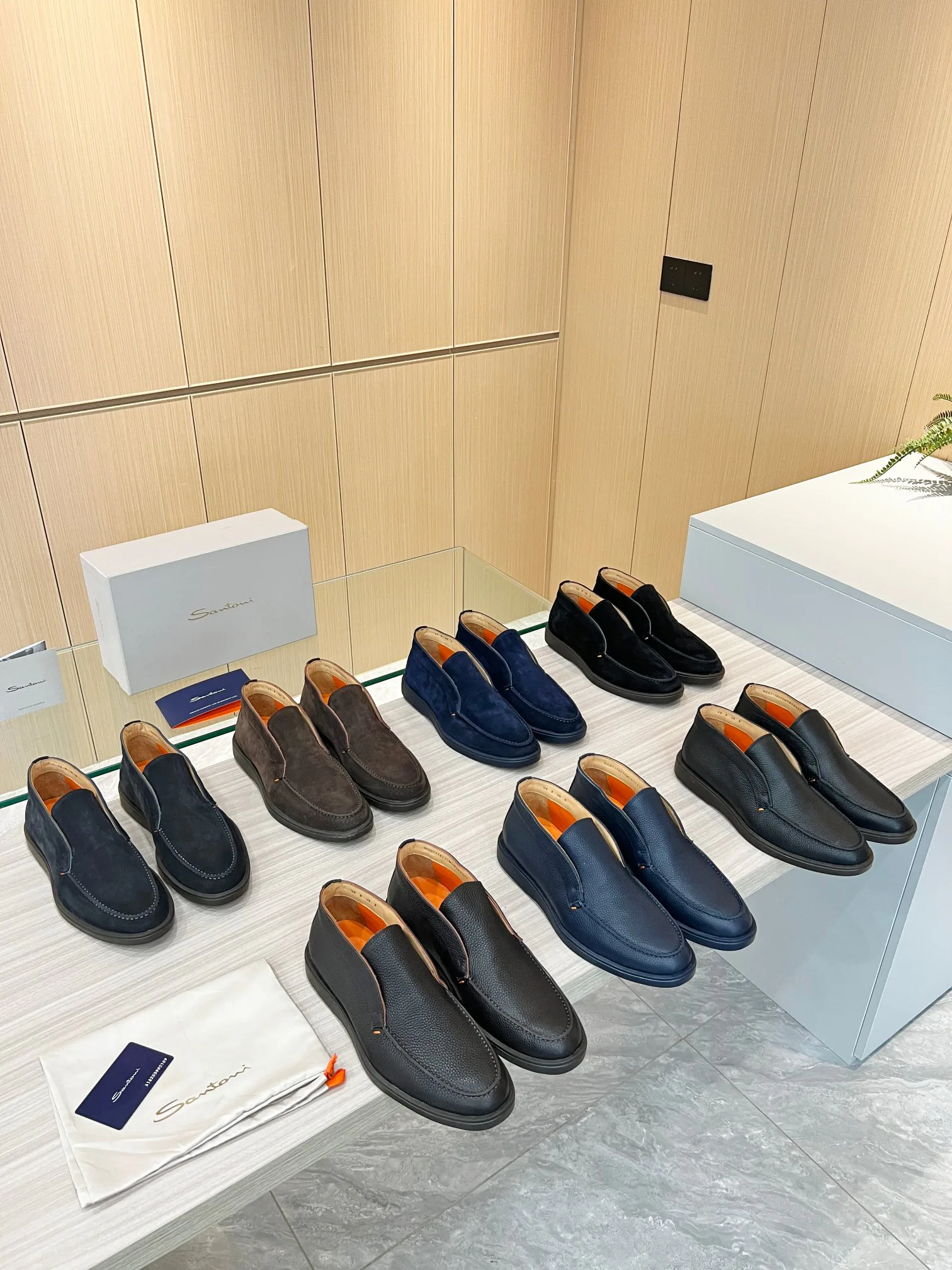 Men's Loafers And Dress Shoes SANTONI 17604454