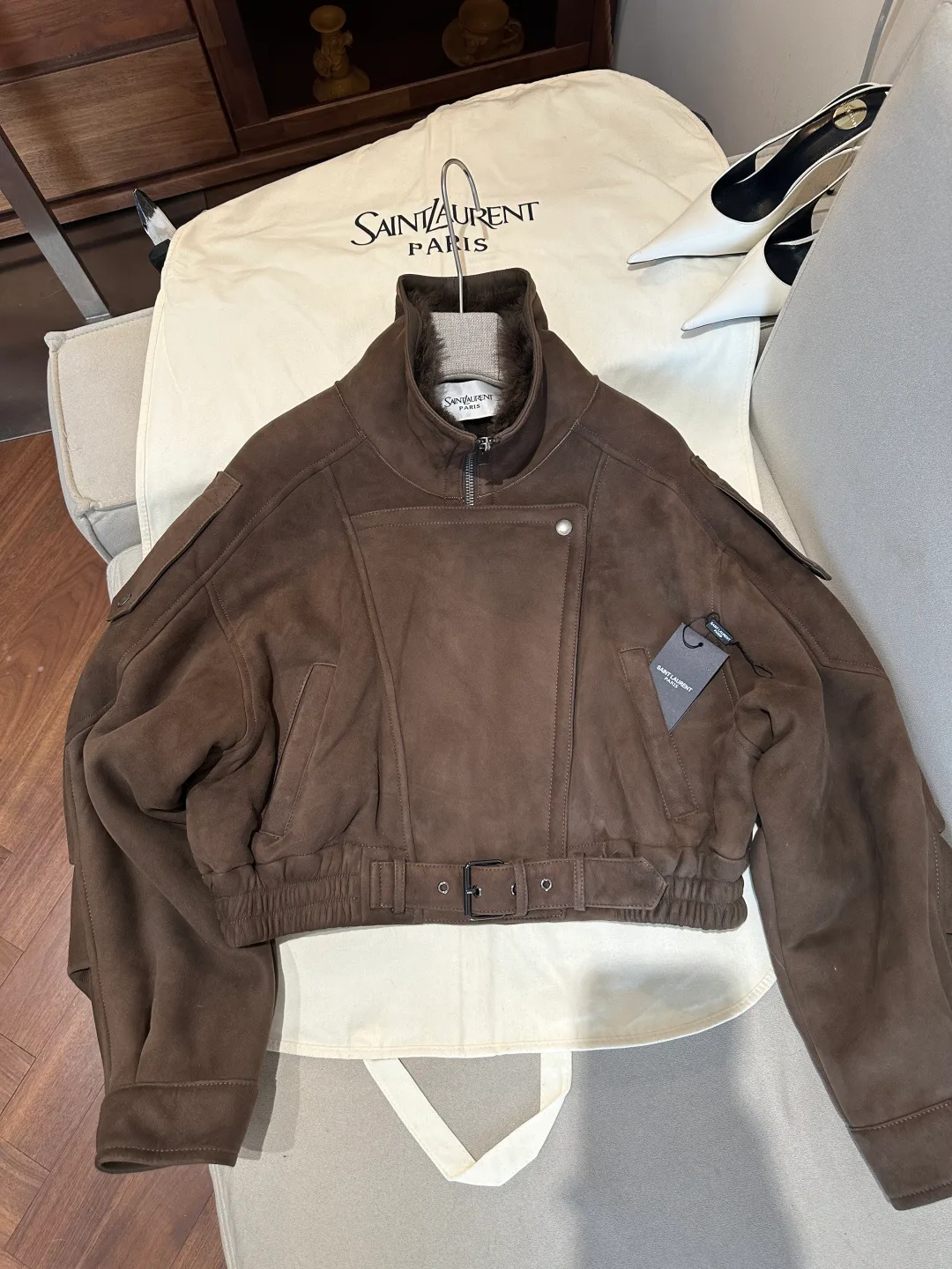 Women's Leather Jackets And Sheepskin Coats SAINT LAURENT 18040652