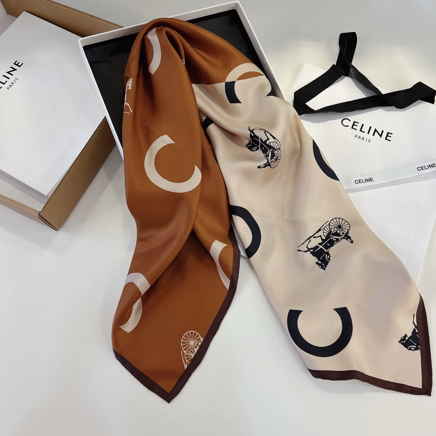 Silk Scarves CELINE 17973640
