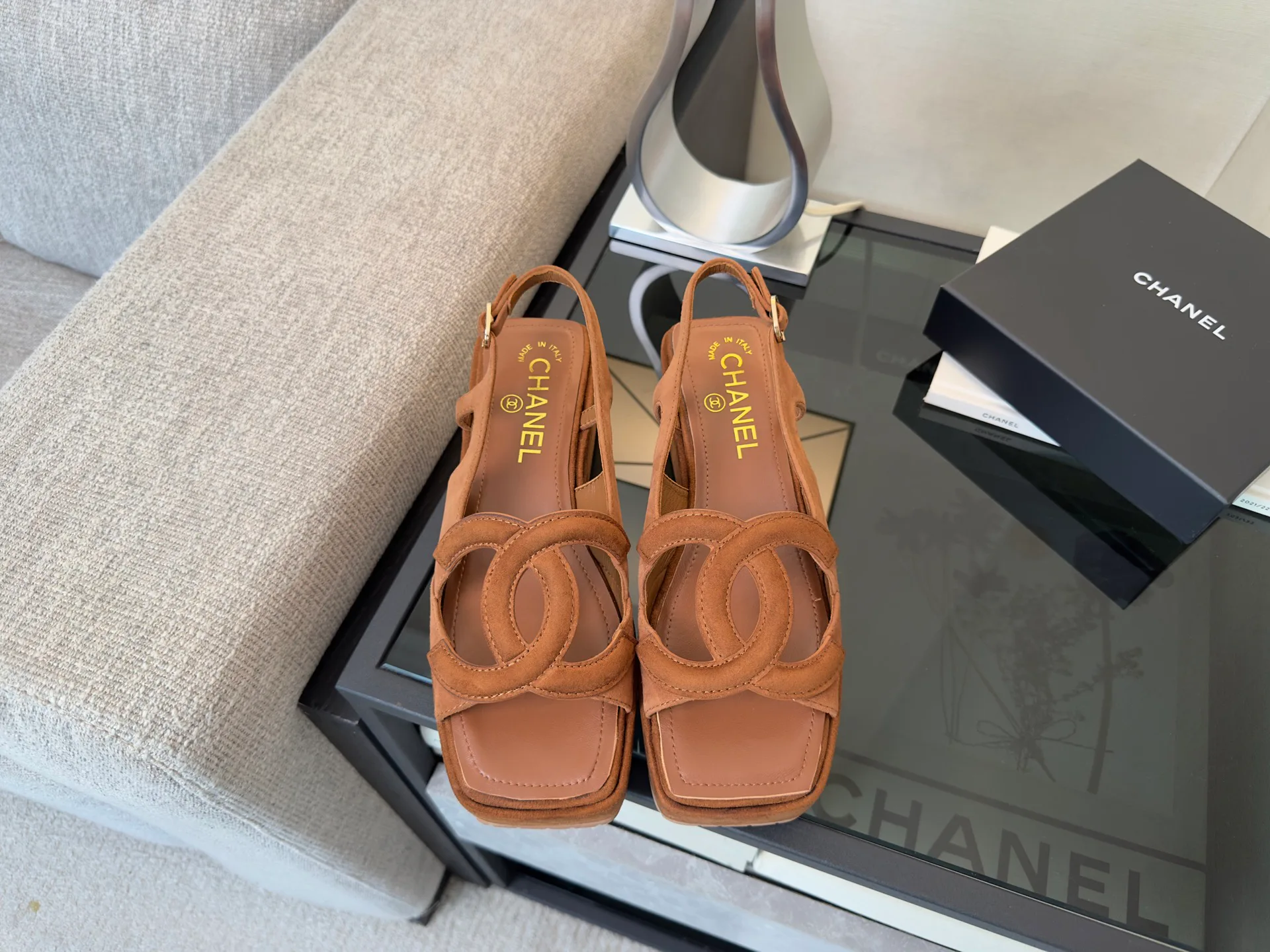 Women's Open-Toe Sandals CHANEL 18228935
