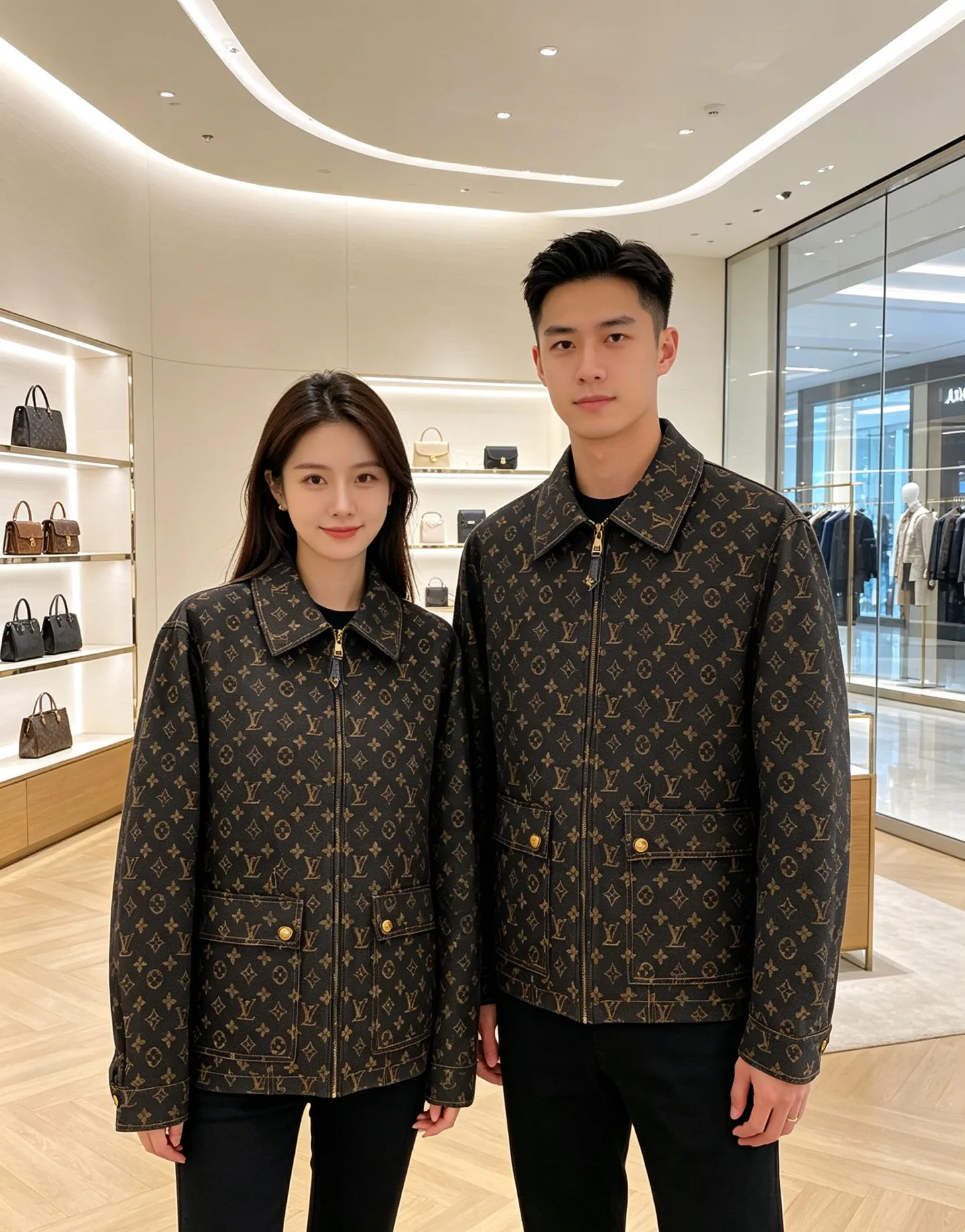 Куртки И Пуховики Мужские Louis Vuitton 18609374
