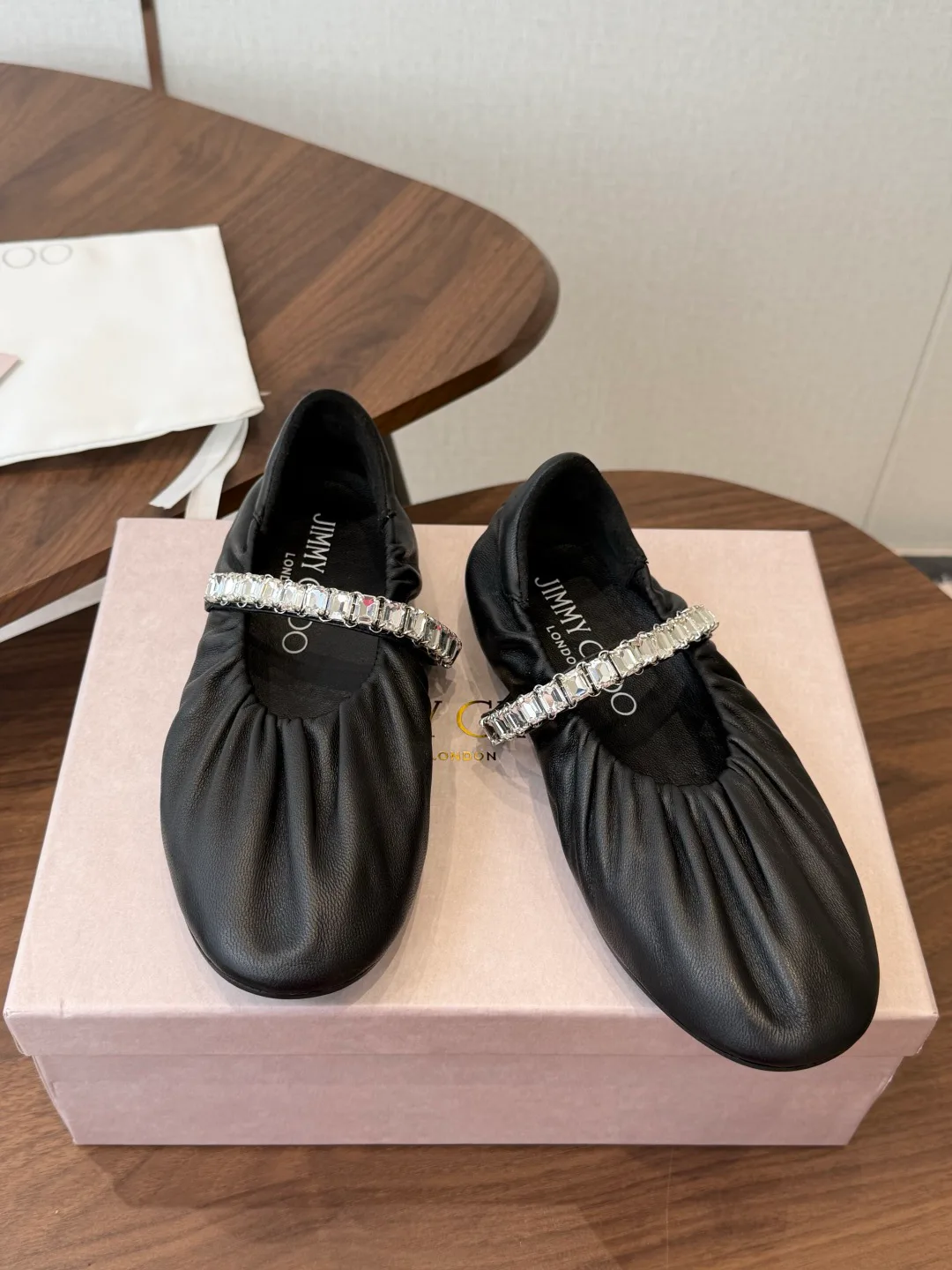 Women's Ballet Flats JIMMY CHOO 18258081
