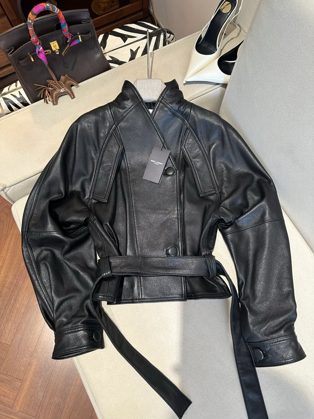 Women's Leather Jackets And Sheepskin Coats SAINT LAURENT 18040798
