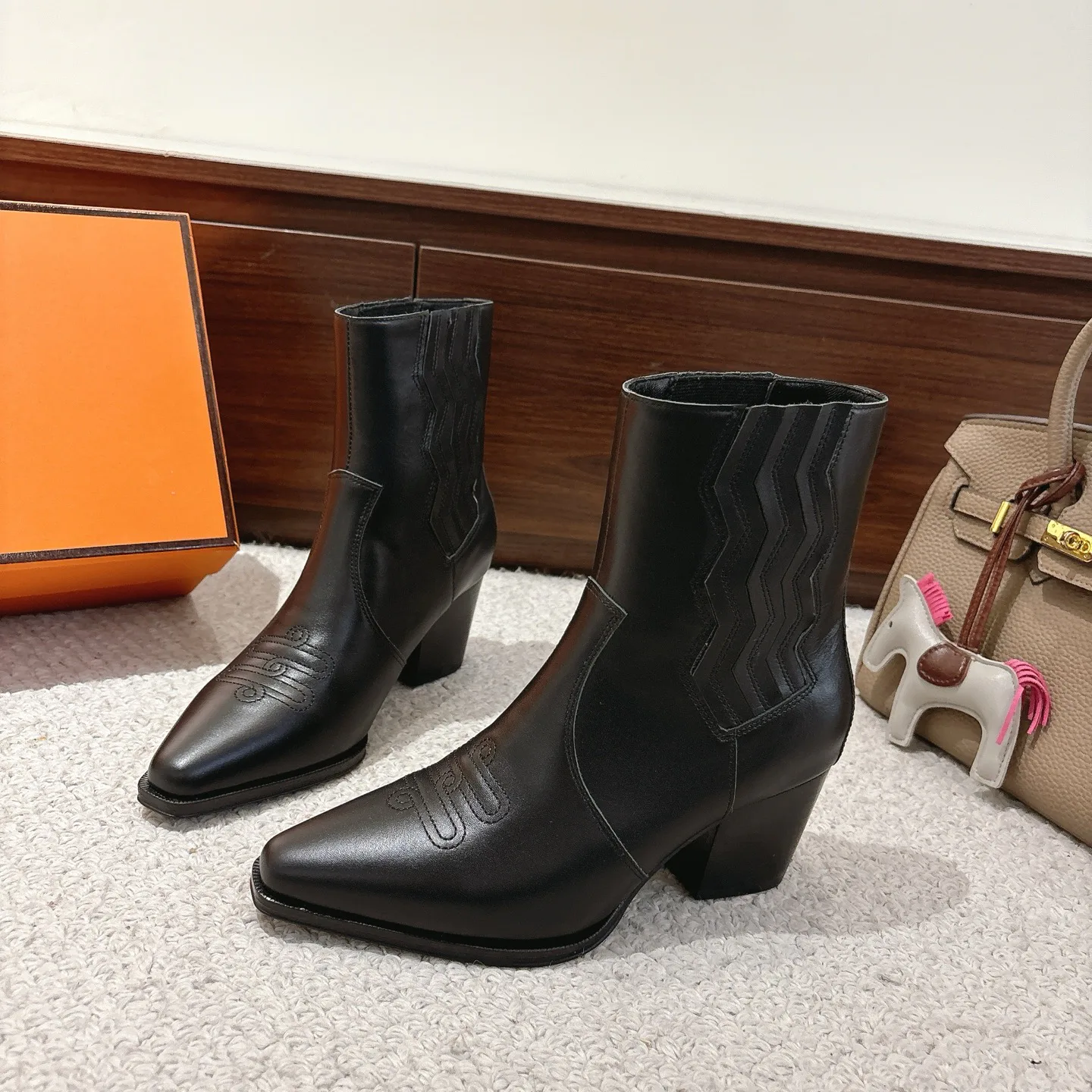 Women's Booties HERMES 18139007