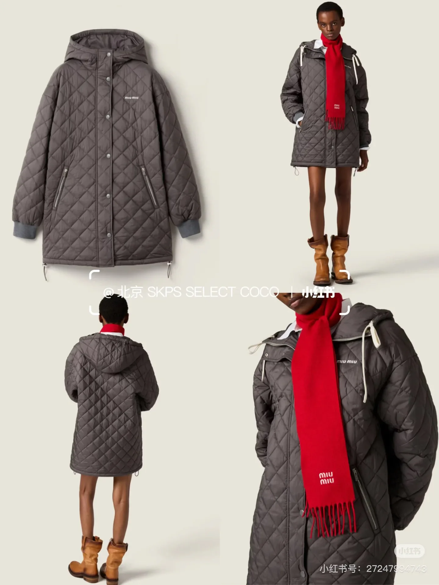 Куртки И Пуховики Женские Miu Miu 18673361