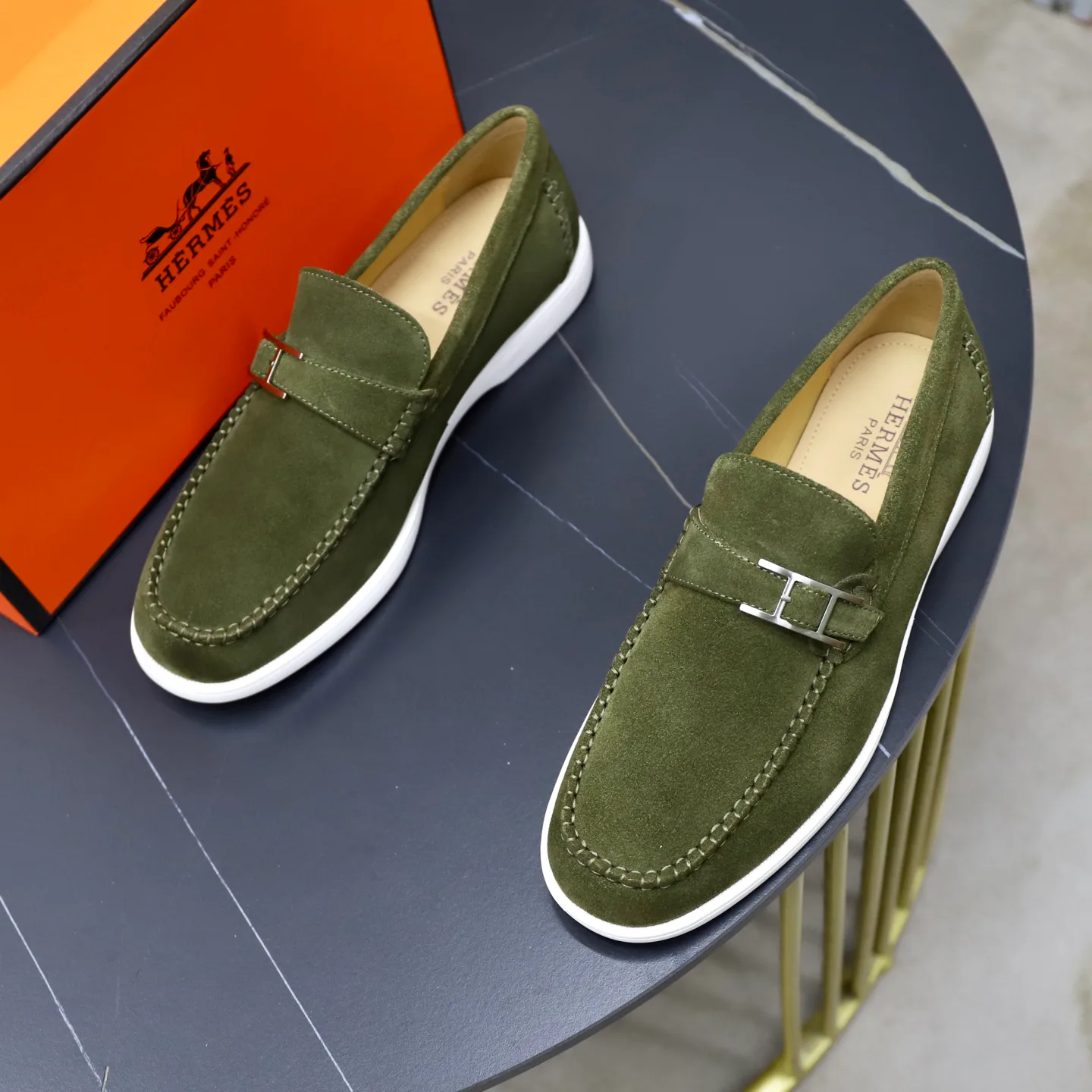Men's Loafers And Dress Shoes HERMES 17911017