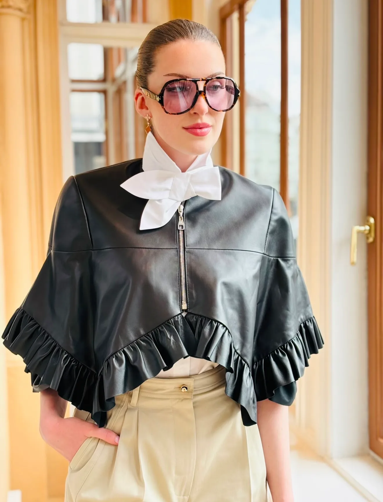 Women's Leather Jackets And Sheepskin Coats LOUIS VUITTON 17999055