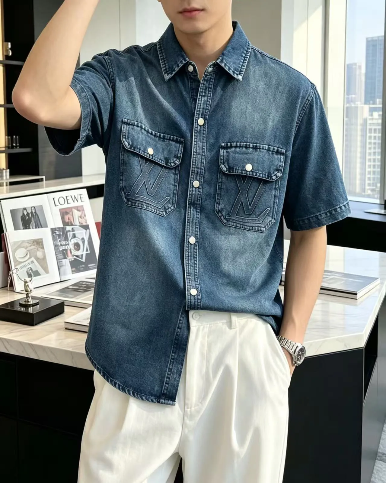 Men's Shirts LOUIS VUITTON 17343756