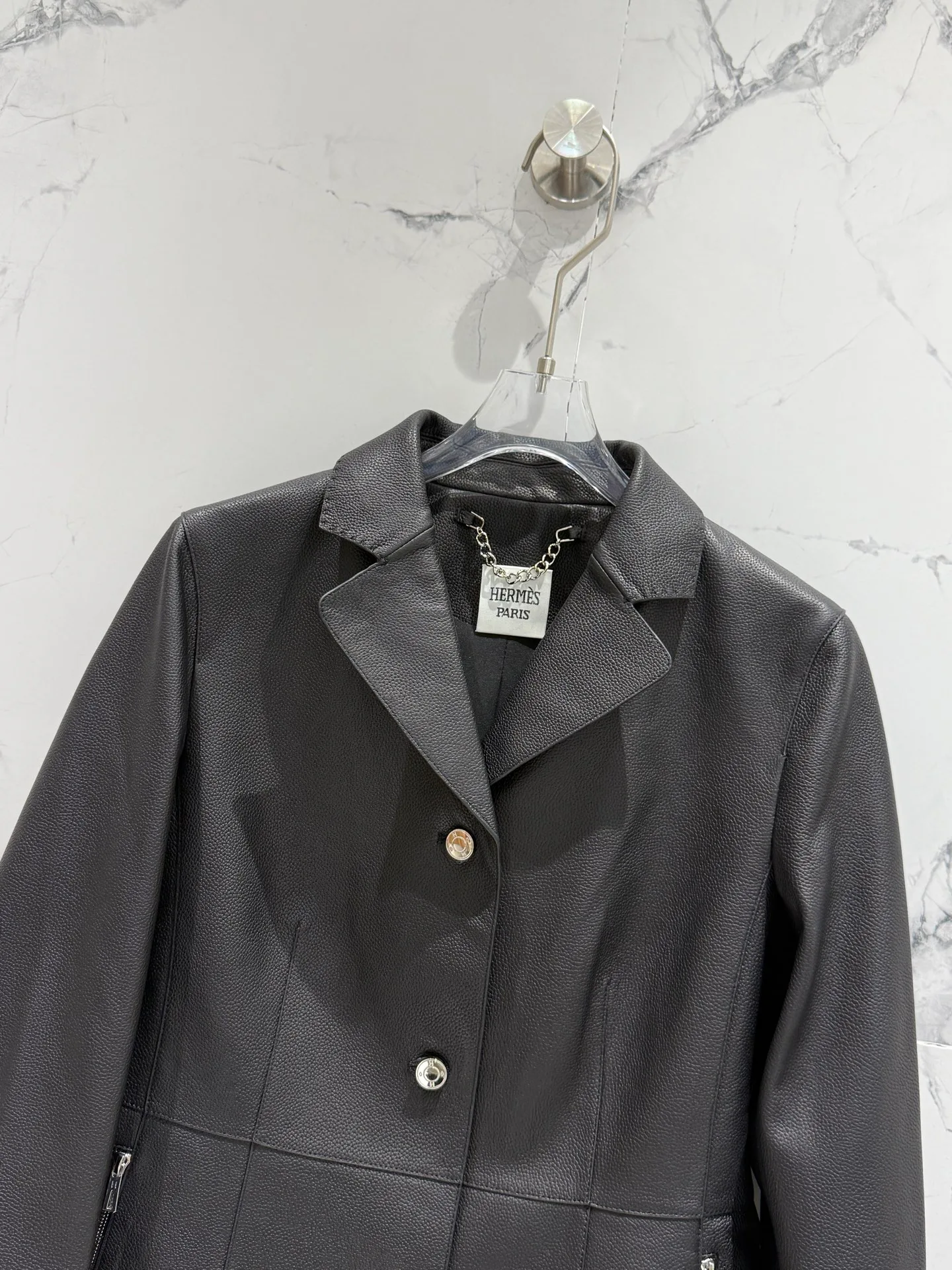 Women's Leather Jackets And Sheepskin Coats HERMES 17823588