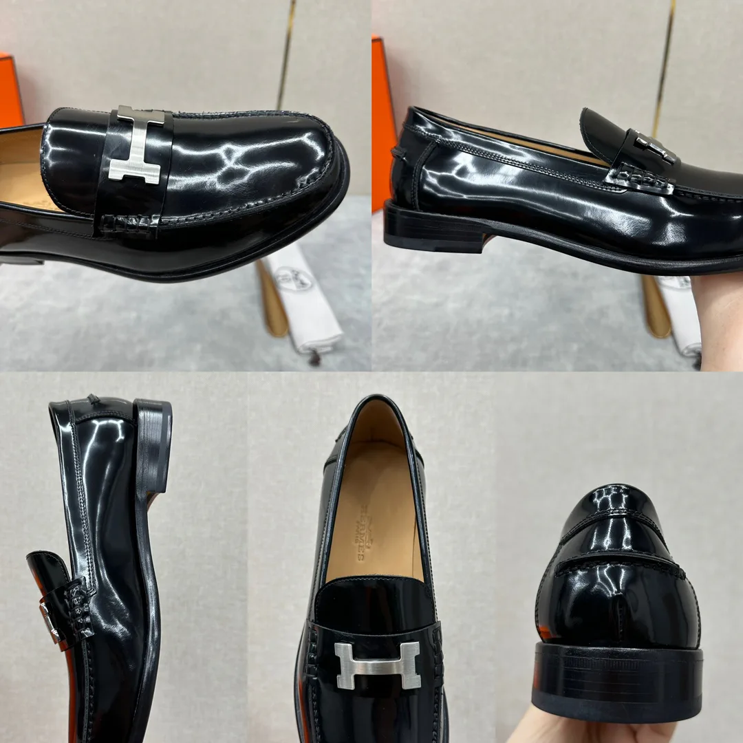 Men's Loafers And Dress Shoes HERMES 18397515