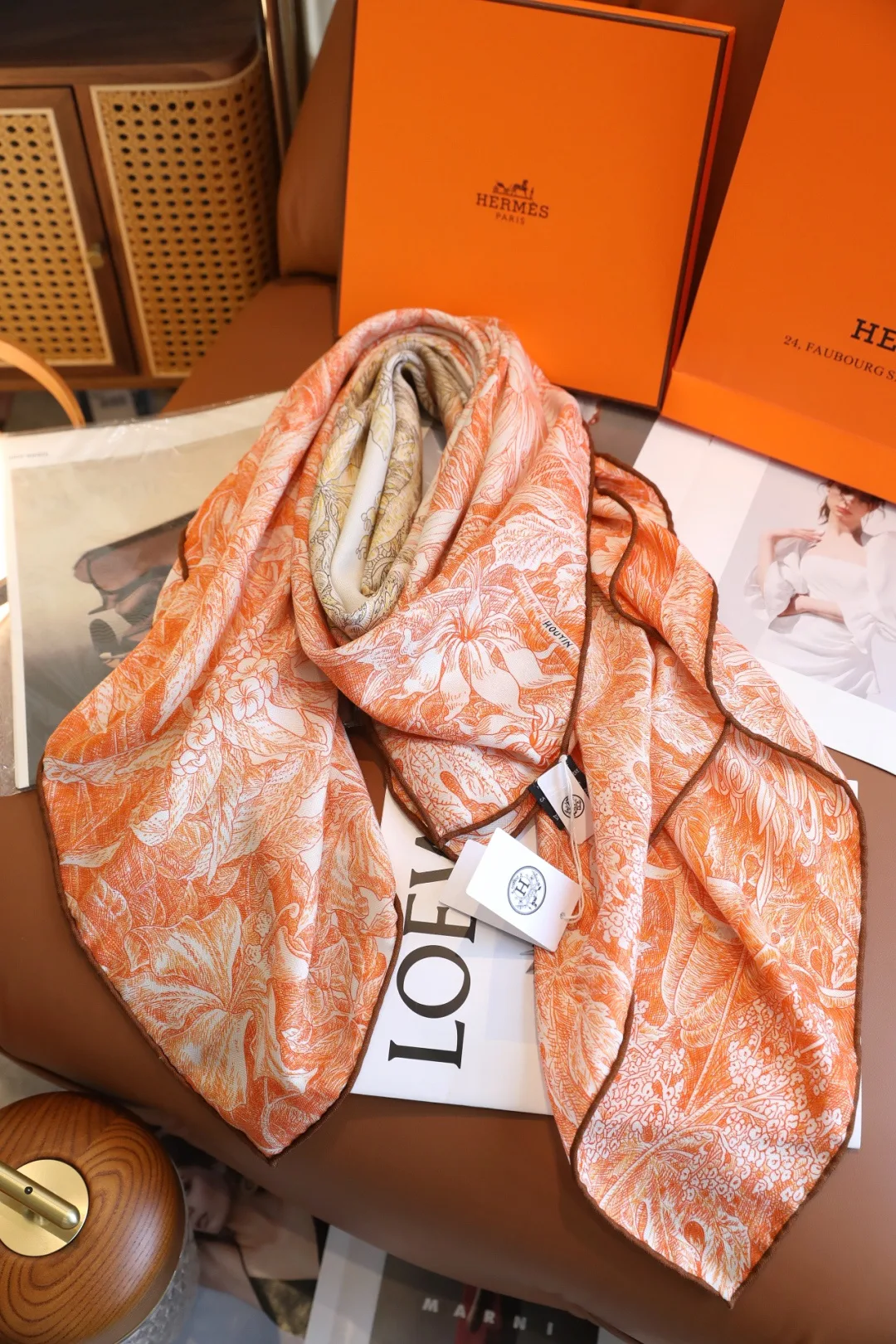 Silk Scarves HERMES 18222503