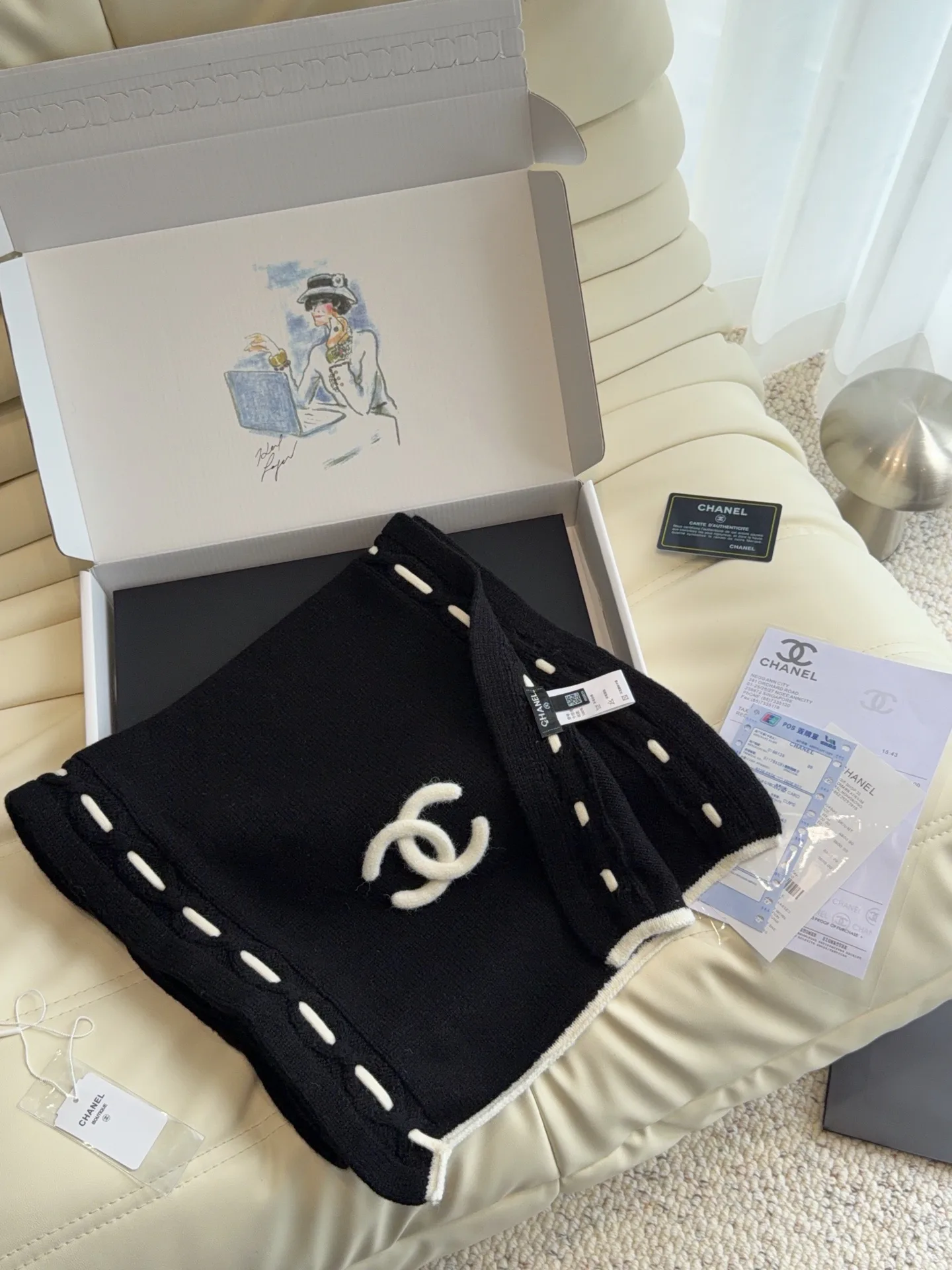 Scarves CHANEL 18105409