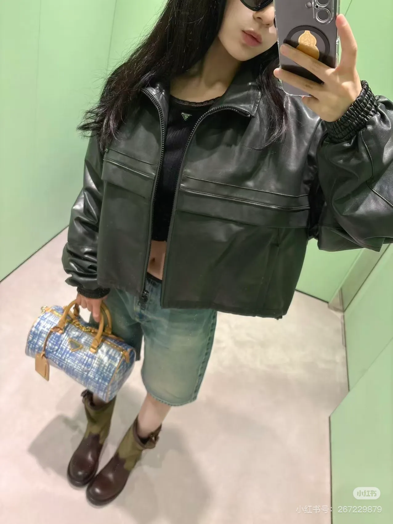 Women's Leather Jackets And Sheepskin Coats PRADA 18172848