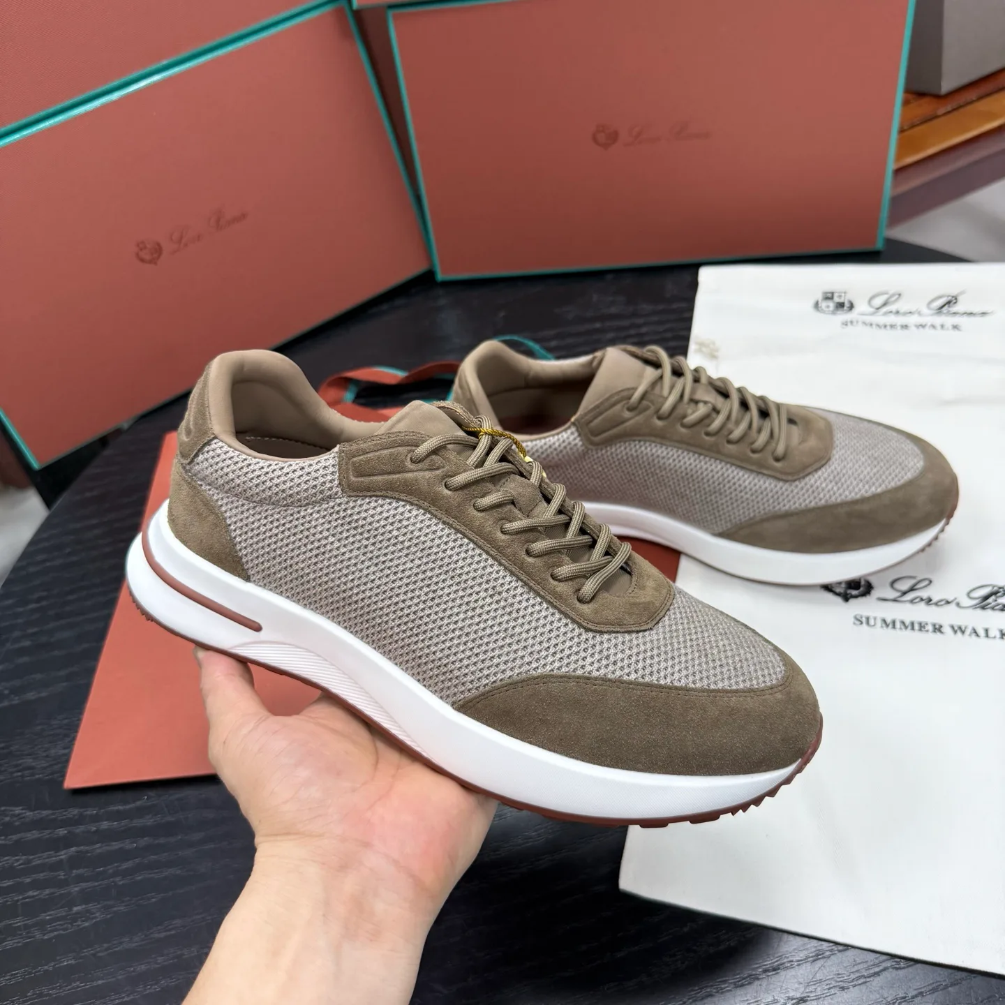 Кроссовки Мужские Loro Piana 18665283