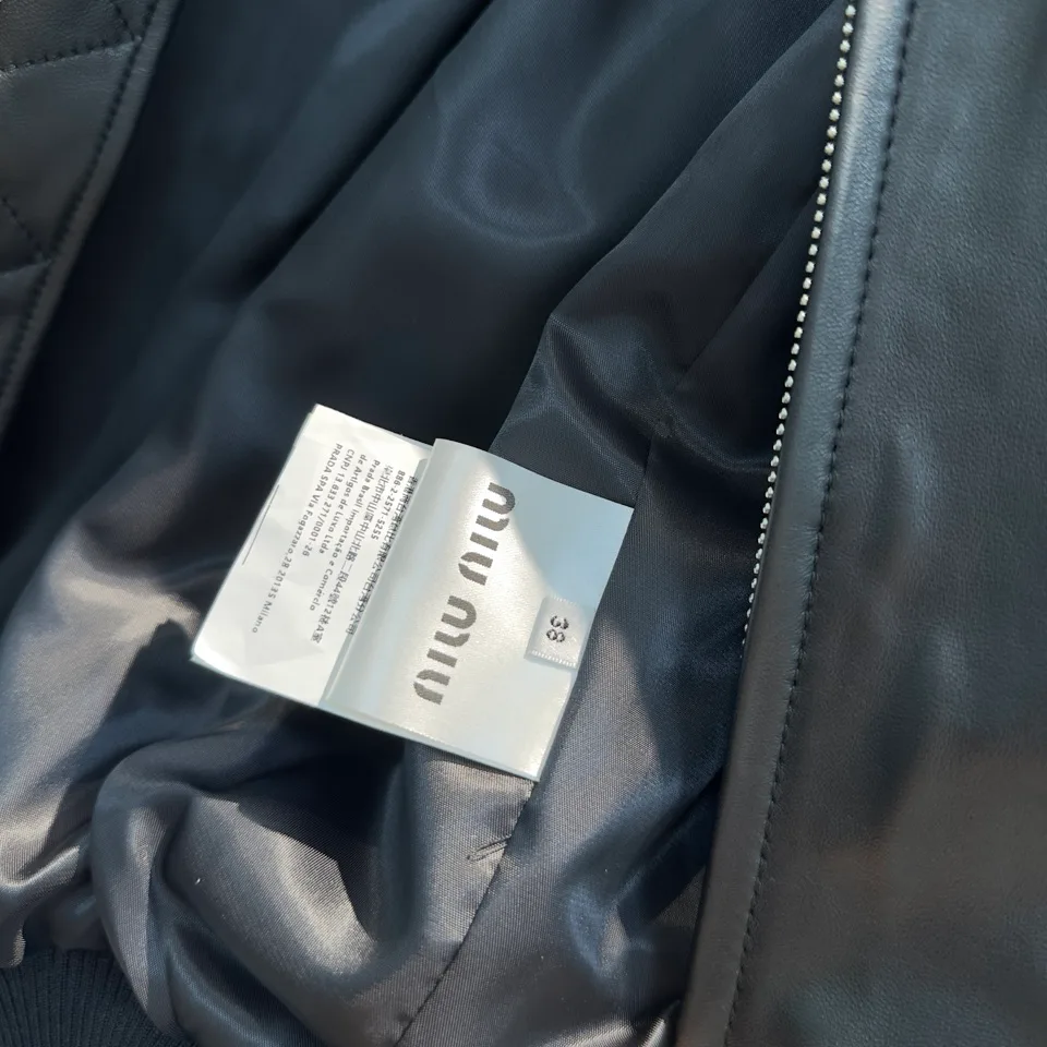 Women's Leather Jackets And Sheepskin Coats MIU MIU 17733443