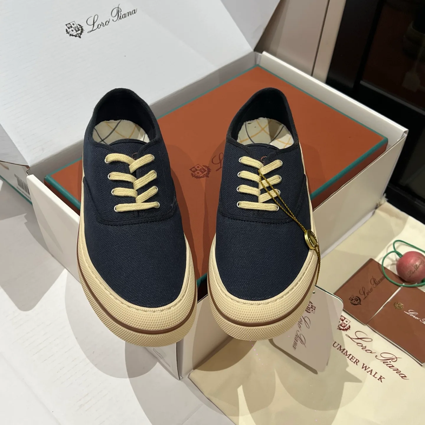 Women's Canvas Shoes LORO PIANA 17415045