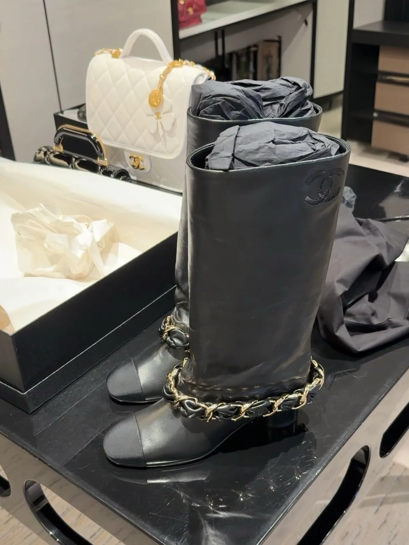Women's Boots CHANEL 18199030
