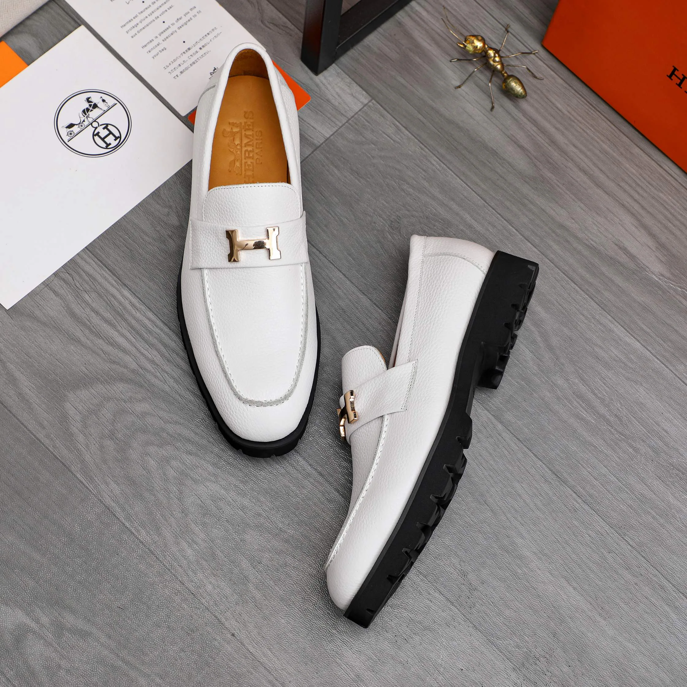 Men's Loafers And Dress Shoes HERMES 17801752