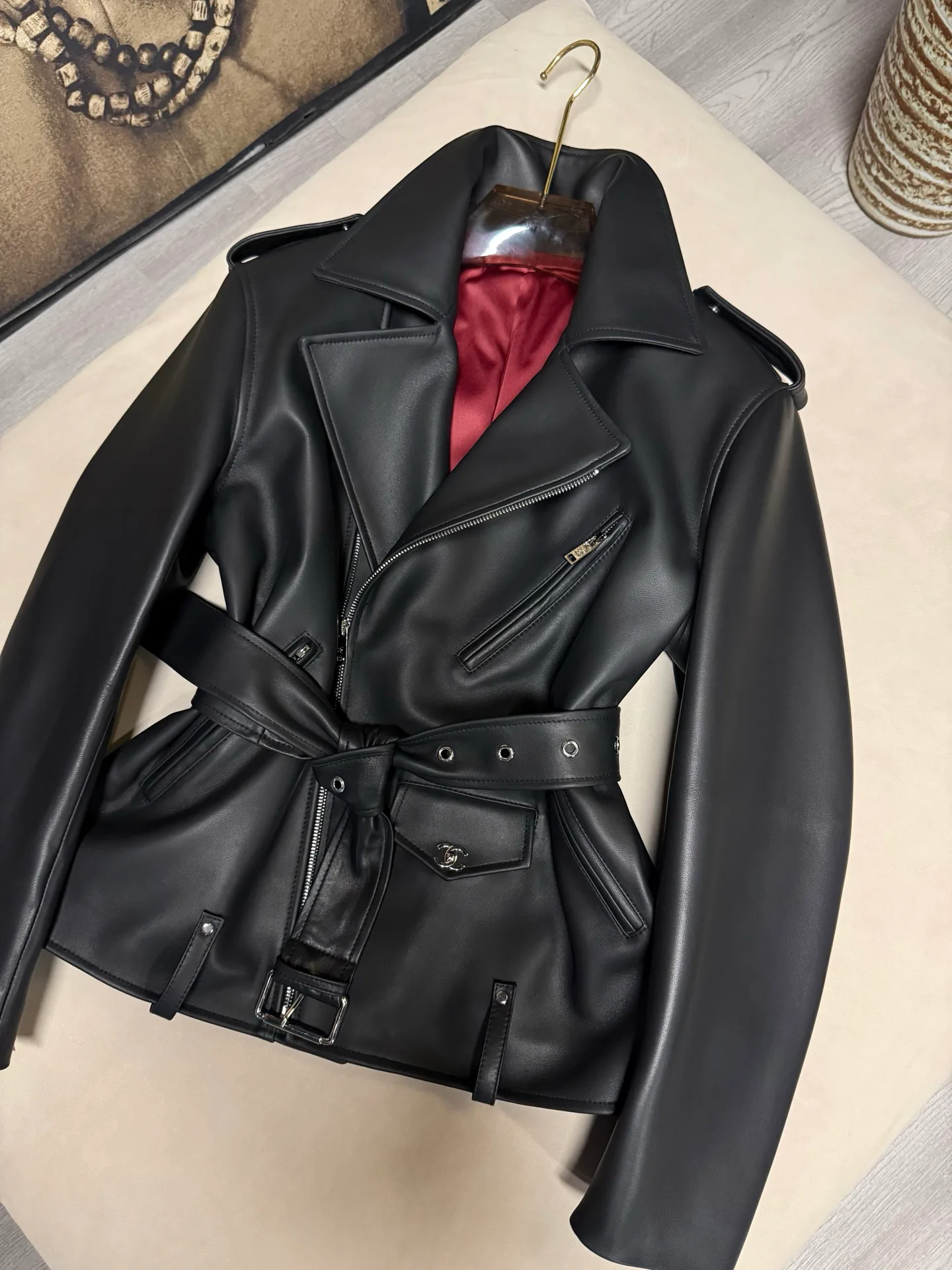 Women's Leather Jackets And Sheepskin Coats CHANEL 18358903