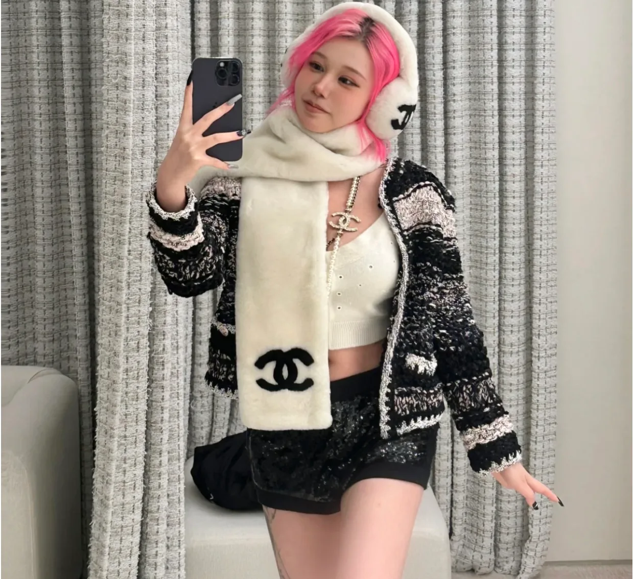 Scarves CHANEL 18347703