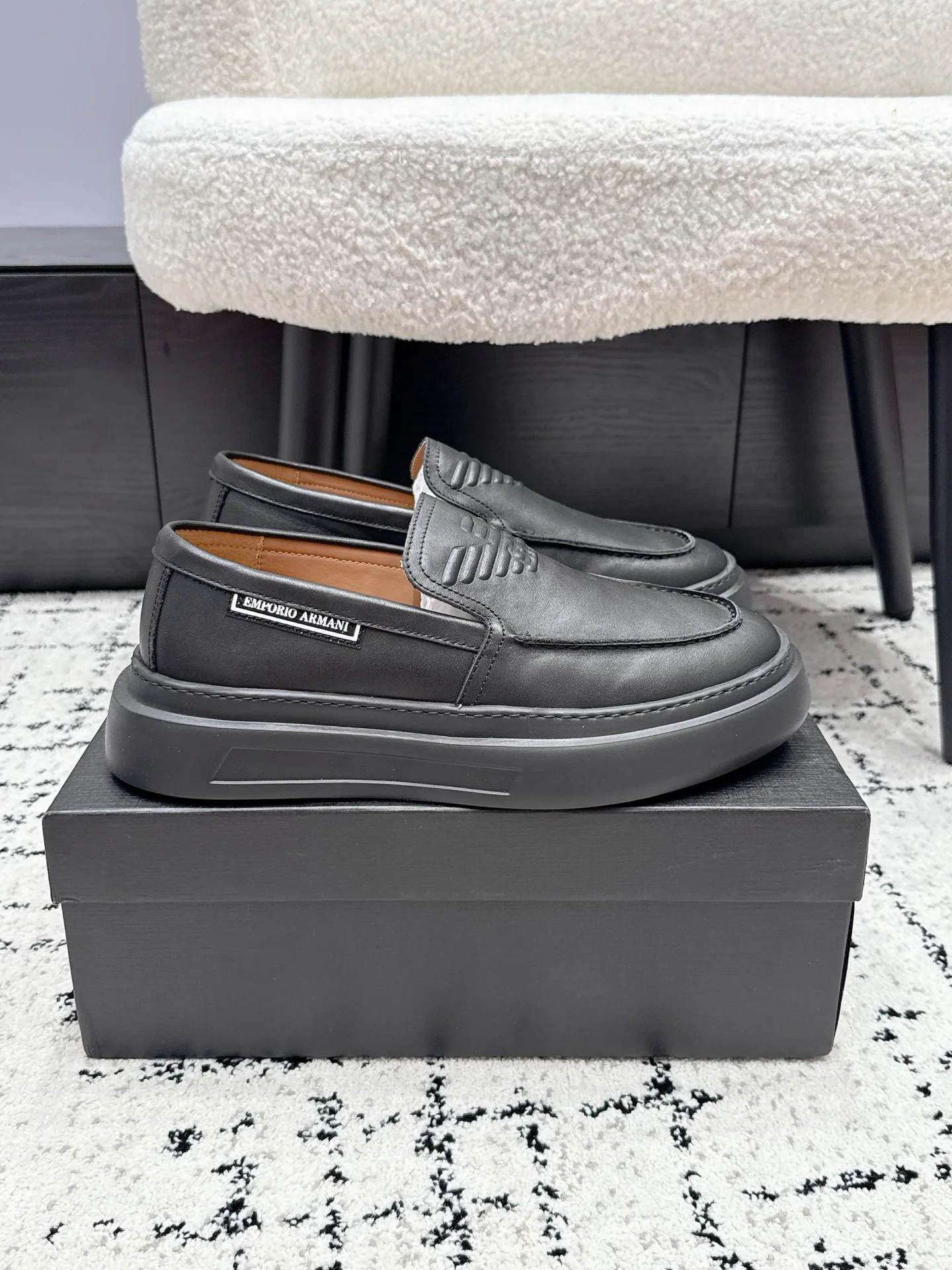 Men's Loafers And Dress Shoes ARMANI 17106852