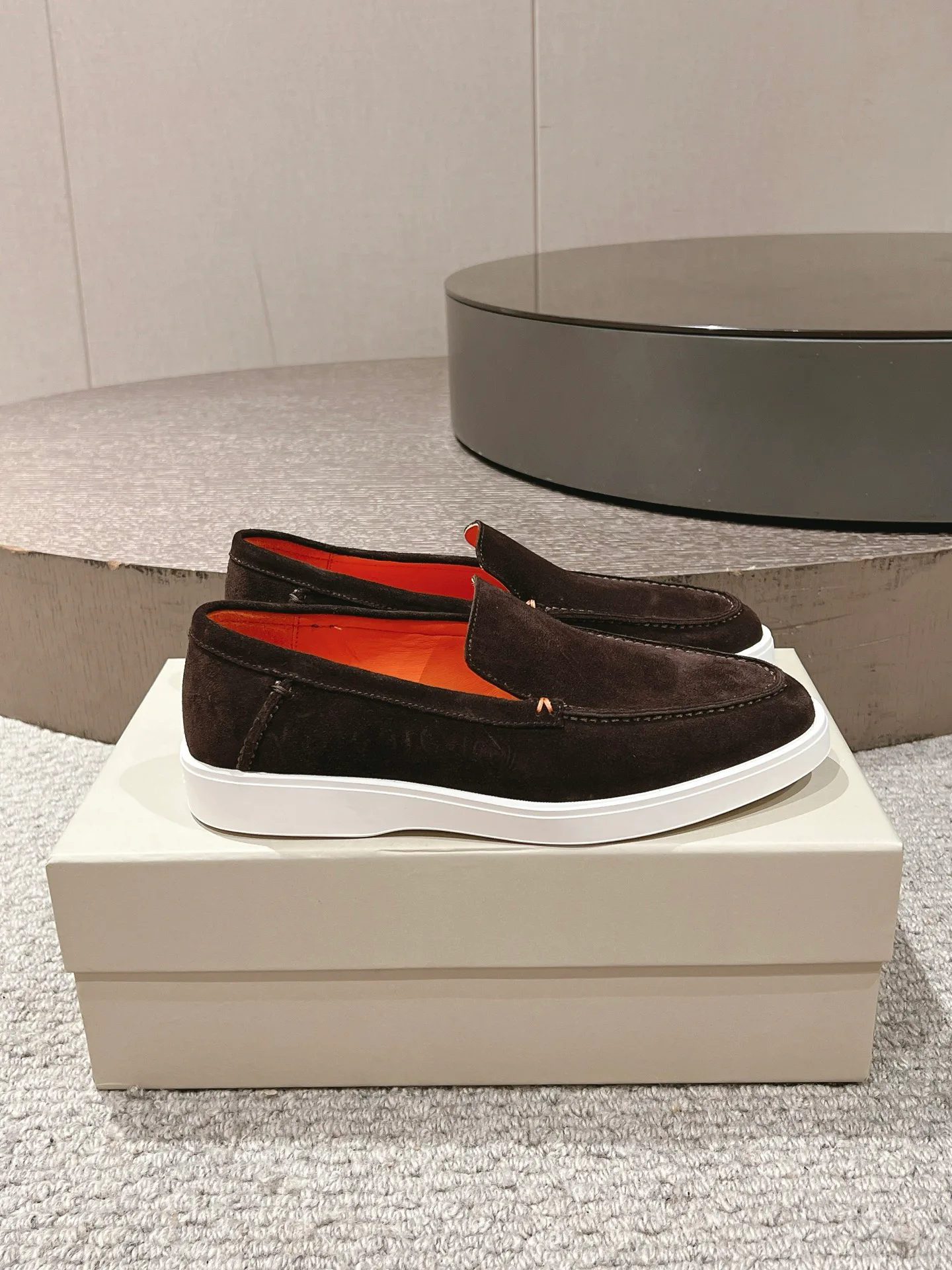 Men's Loafers And Dress Shoes SANTONI 17409253