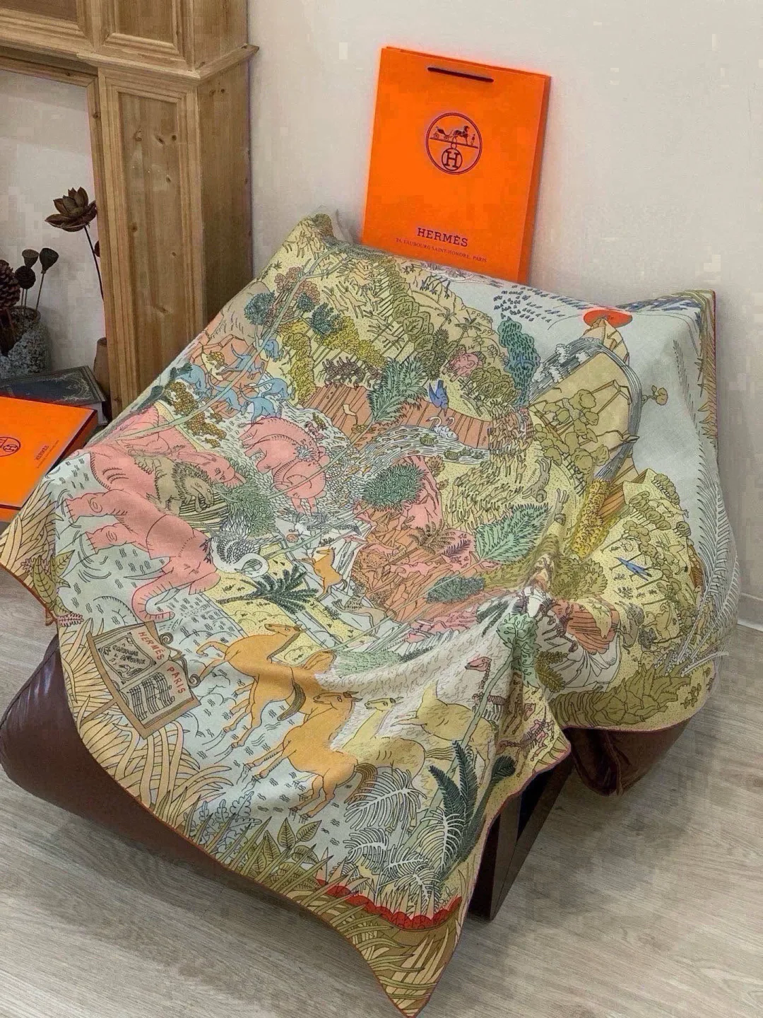 Silk Scarves HERMES 18222611