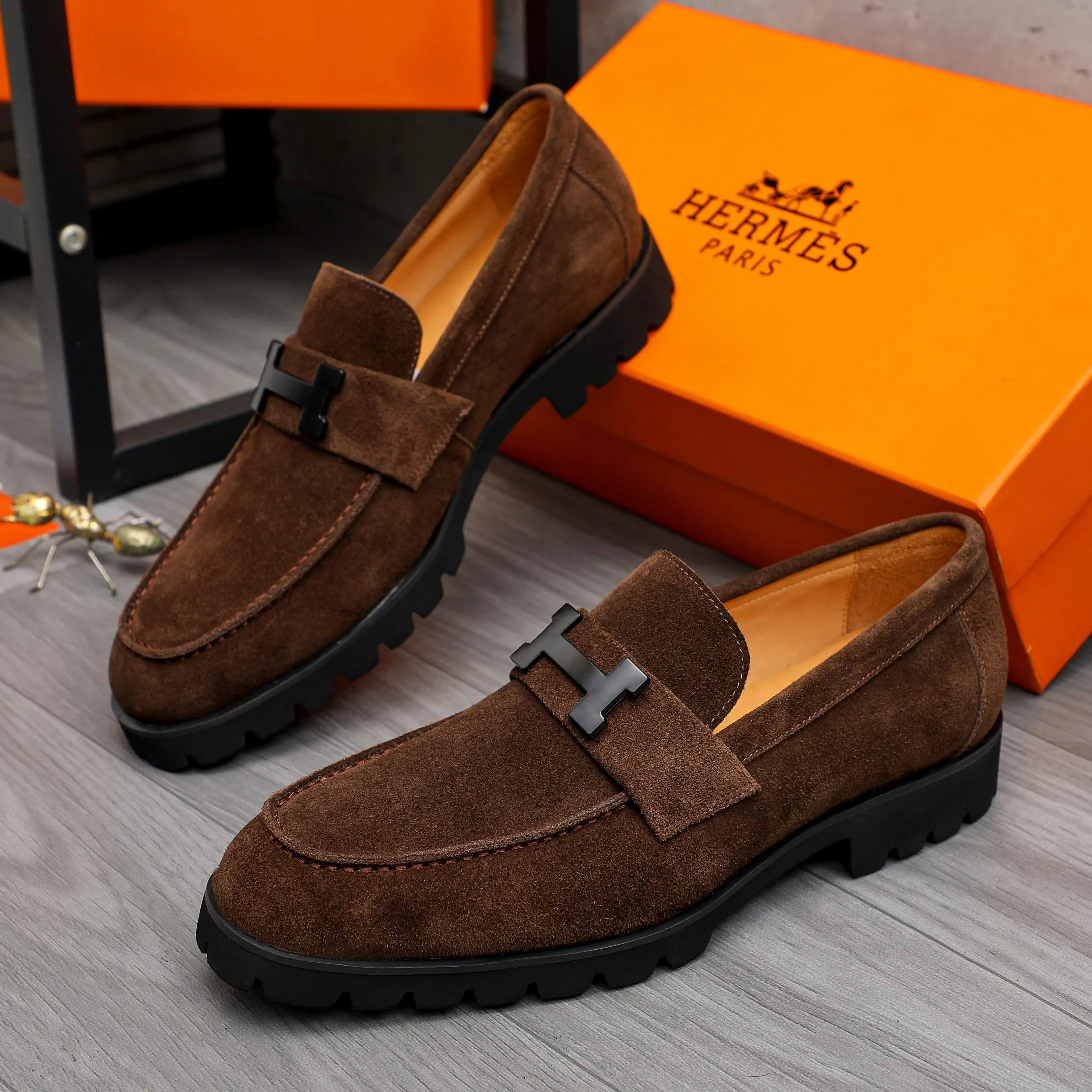 Men's Loafers And Dress Shoes HERMES 17801744
