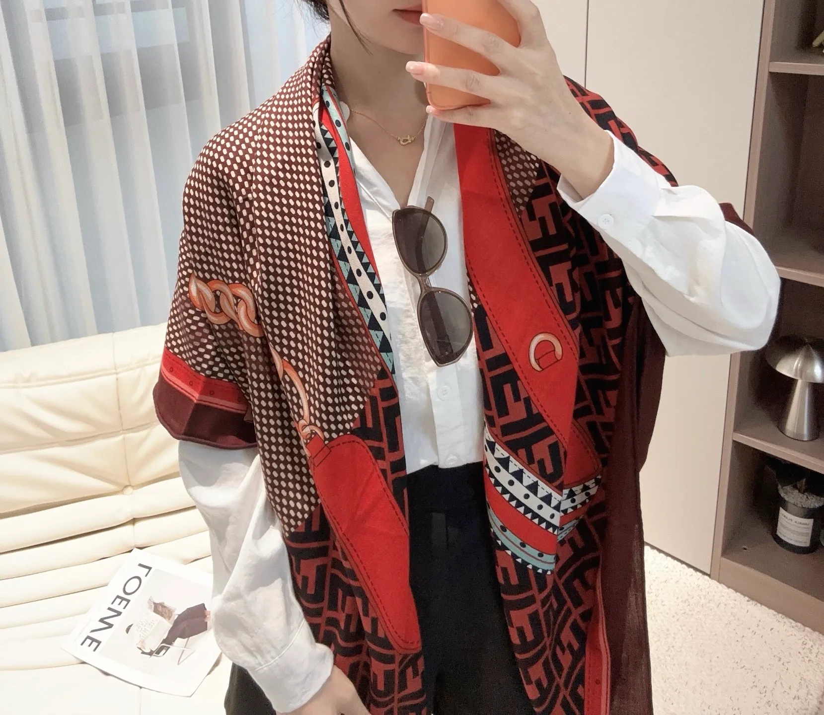 Silk Scarves FENDI 18322298
