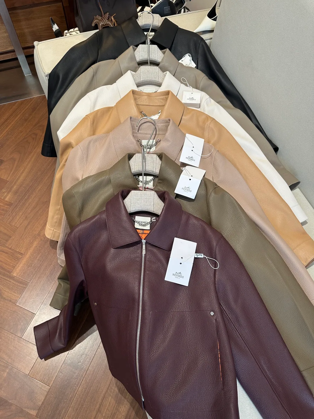 Women's Leather Jackets And Sheepskin Coats HERMES 18312605