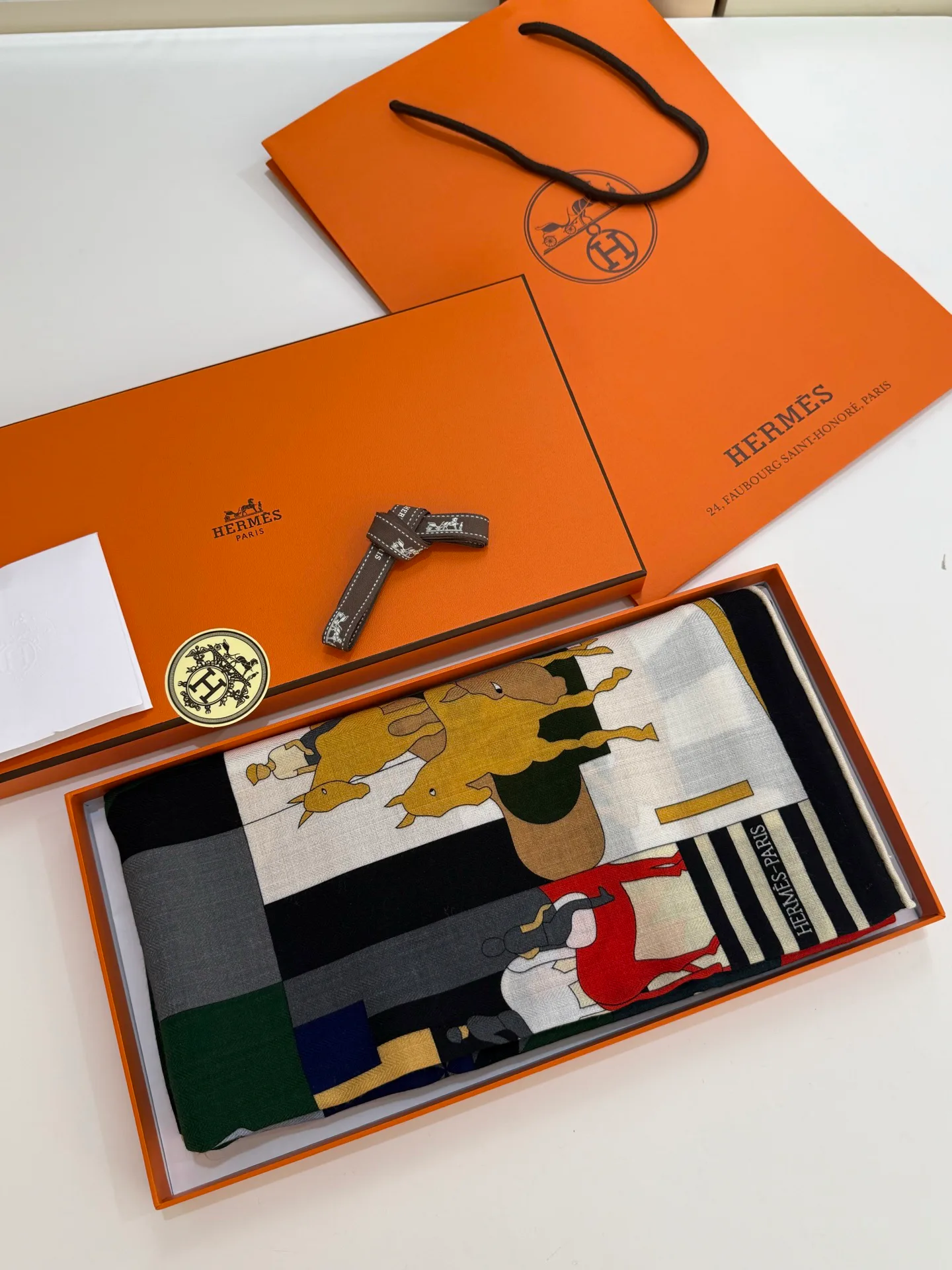 Silk Scarves HERMES 17987365