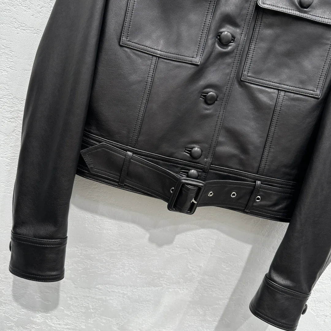 Women's Leather Jackets And Sheepskin Coats SAINT LAURENT 18090068
