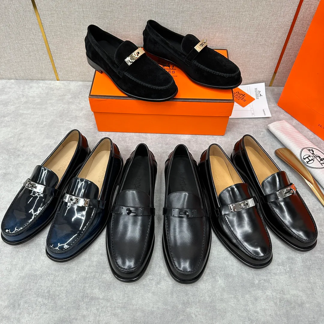 Men's Loafers And Dress Shoes HERMES 18397519