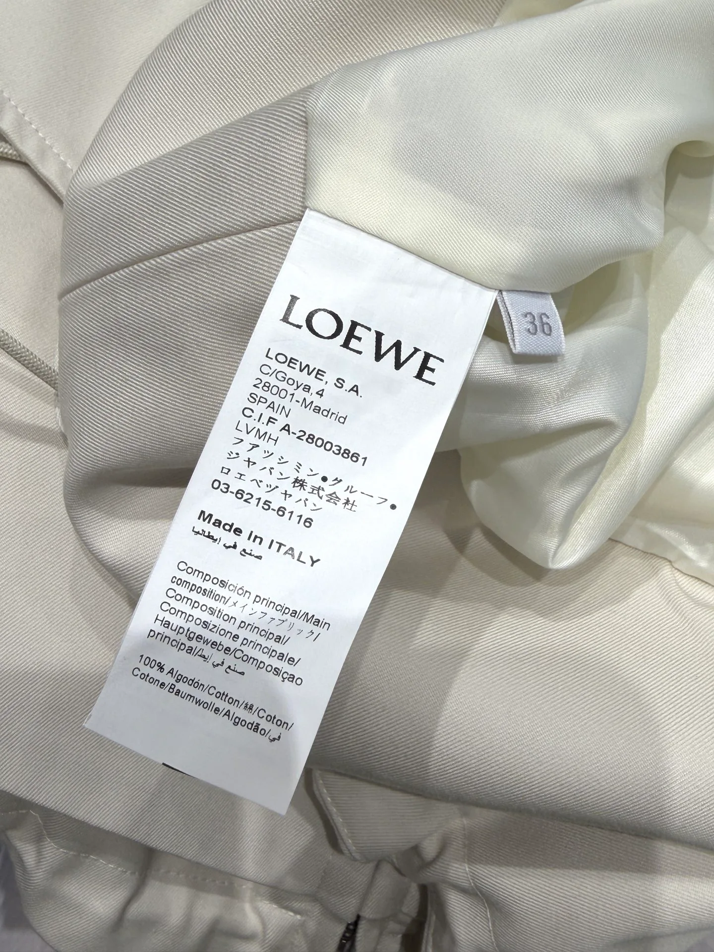Women's Jackets And Down Jackets LOEWE 18032168