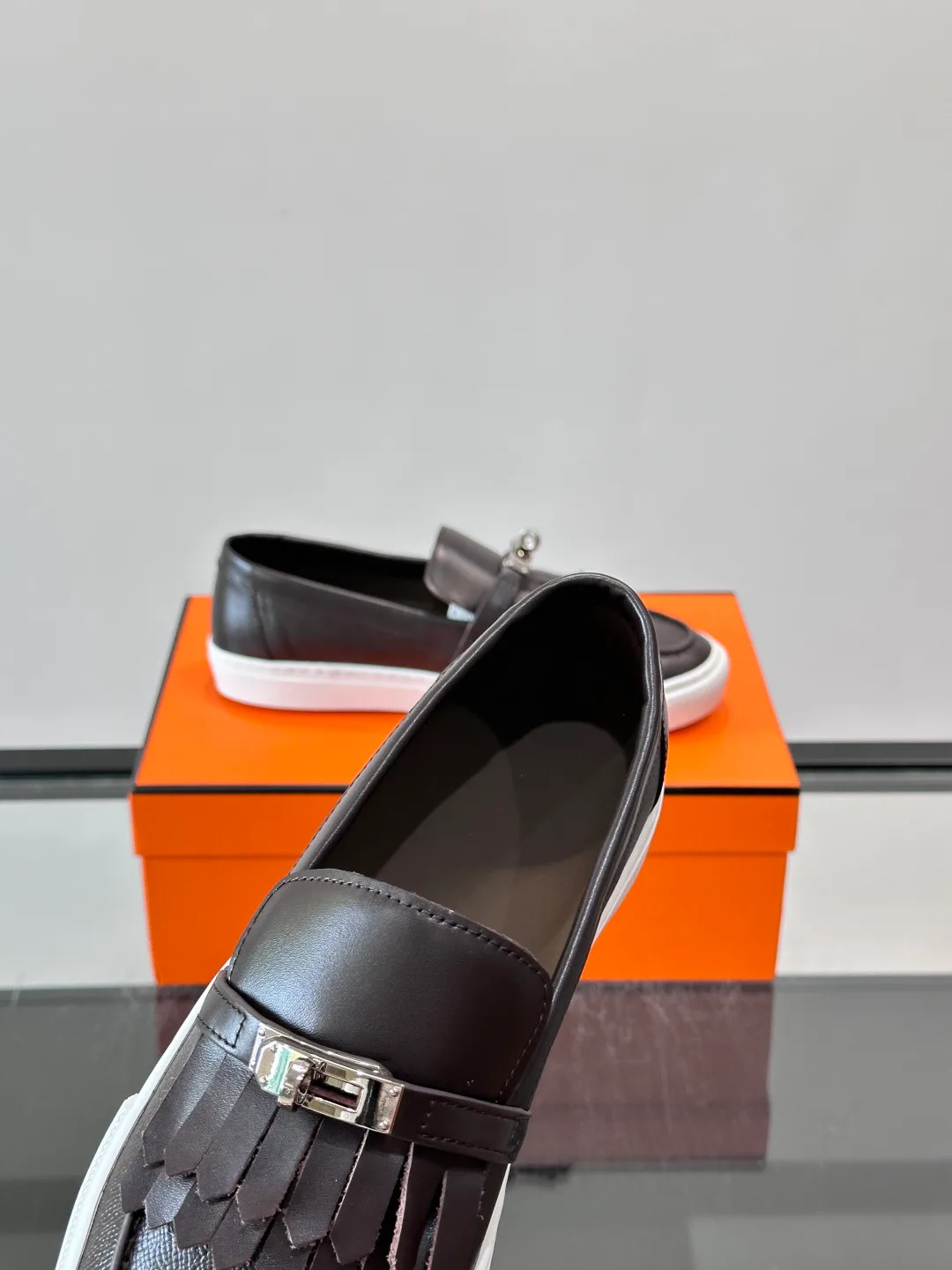 Men's Loafers And Dress Shoes HERMES 18350545