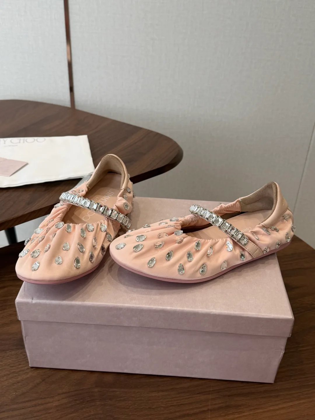 Women's Ballet Flats JIMMY CHOO 18258085