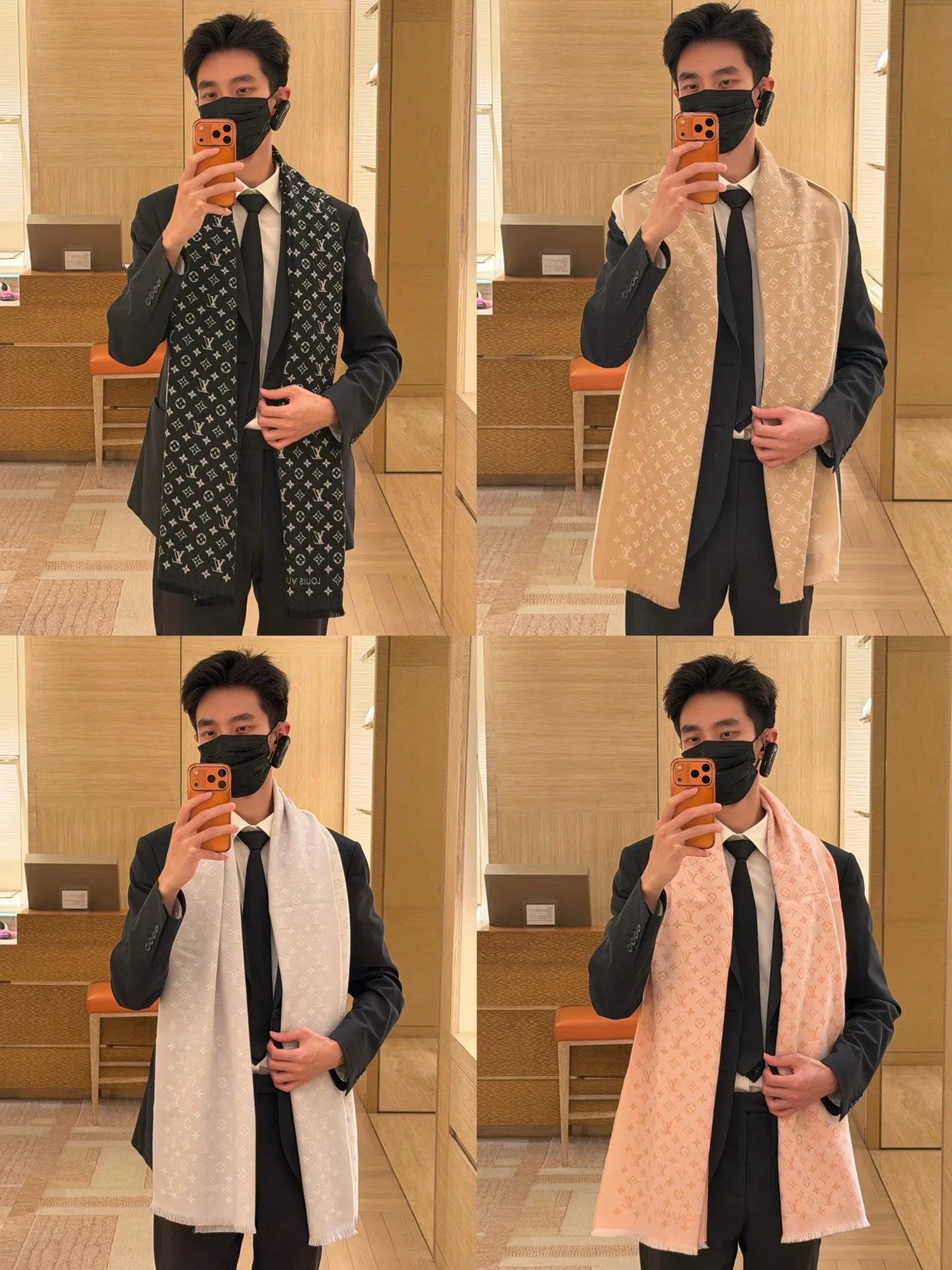 Scarves LOUIS VUITTON 18426914